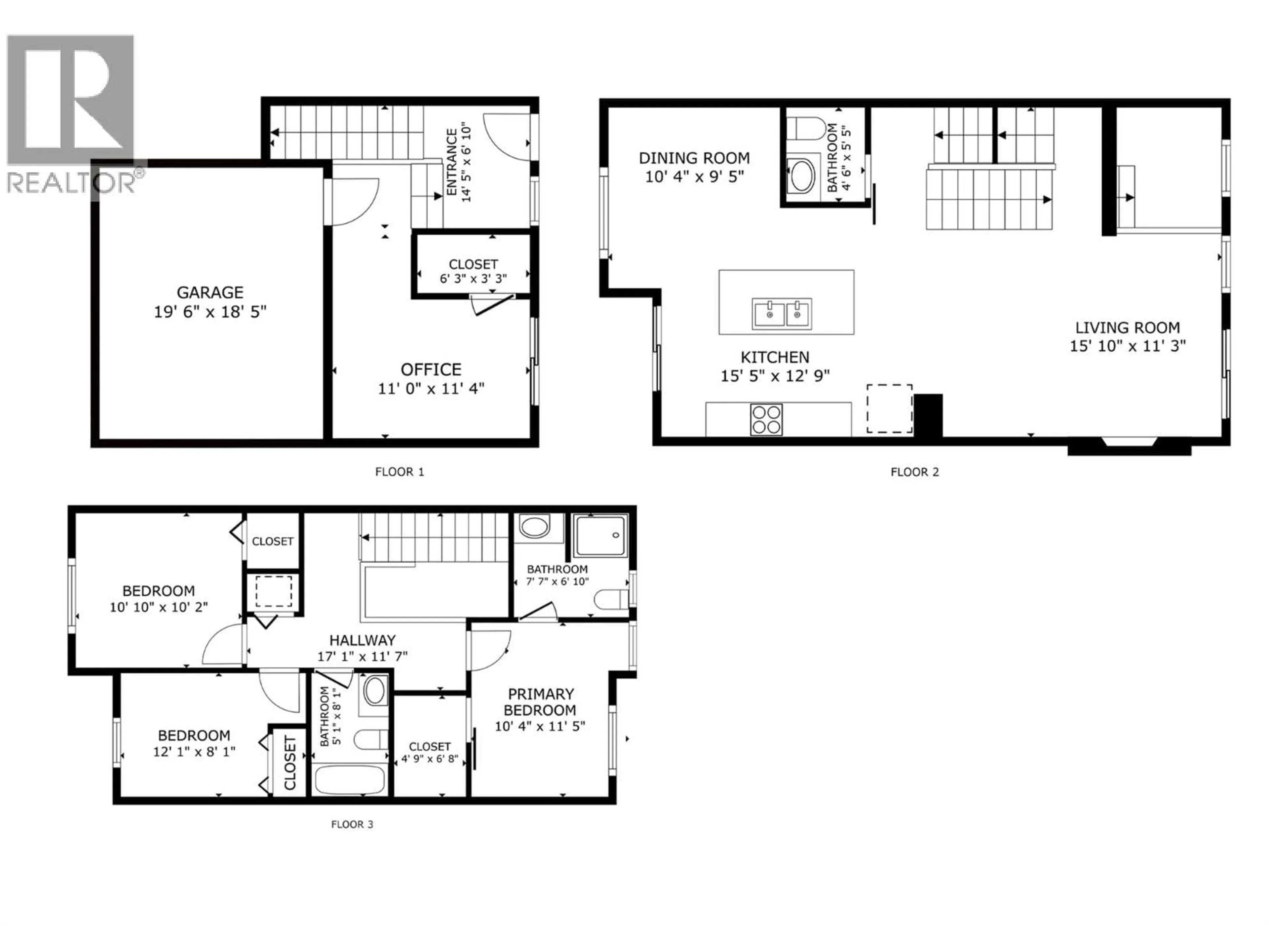 Floor plan for 129 - 1435 CARA GLEN COURT, Kelowna British Columbia V1V0G1