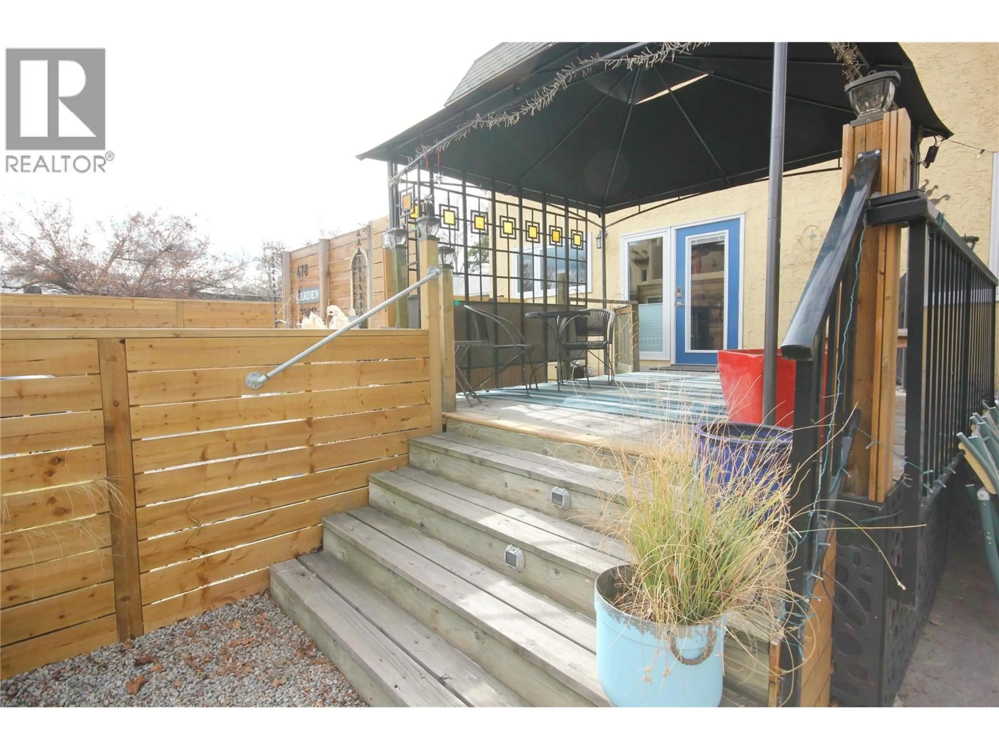 Patio, street for 478 CARIBOU STREET, Penticton British Columbia V2A5W6