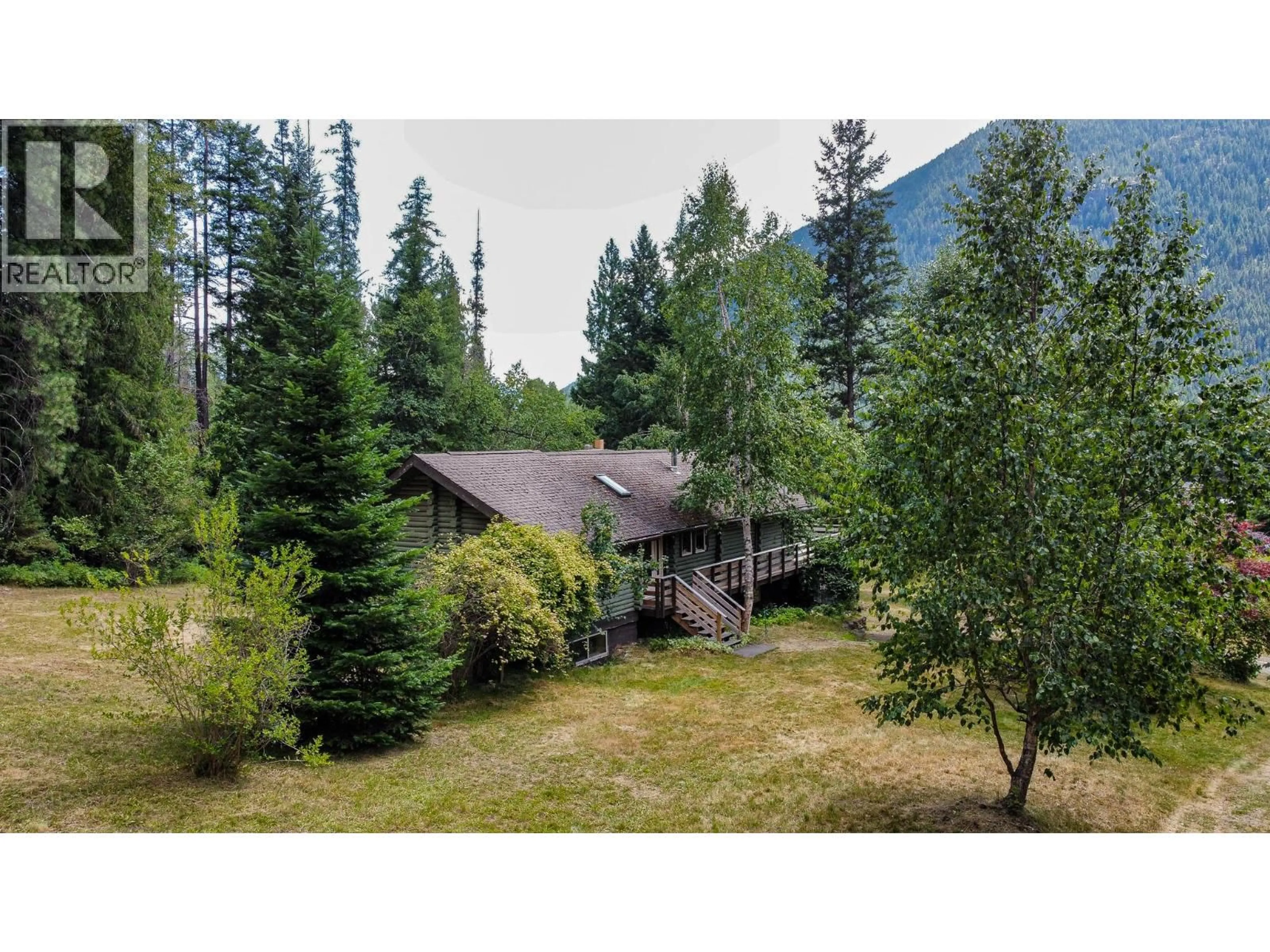 A pic from outside/outdoor area/front of a property/back of a property/a pic from drone, forest/trees view for 3026 UPPER SLOCAN PARK ROAD, Slocan Park British Columbia V0G2E0