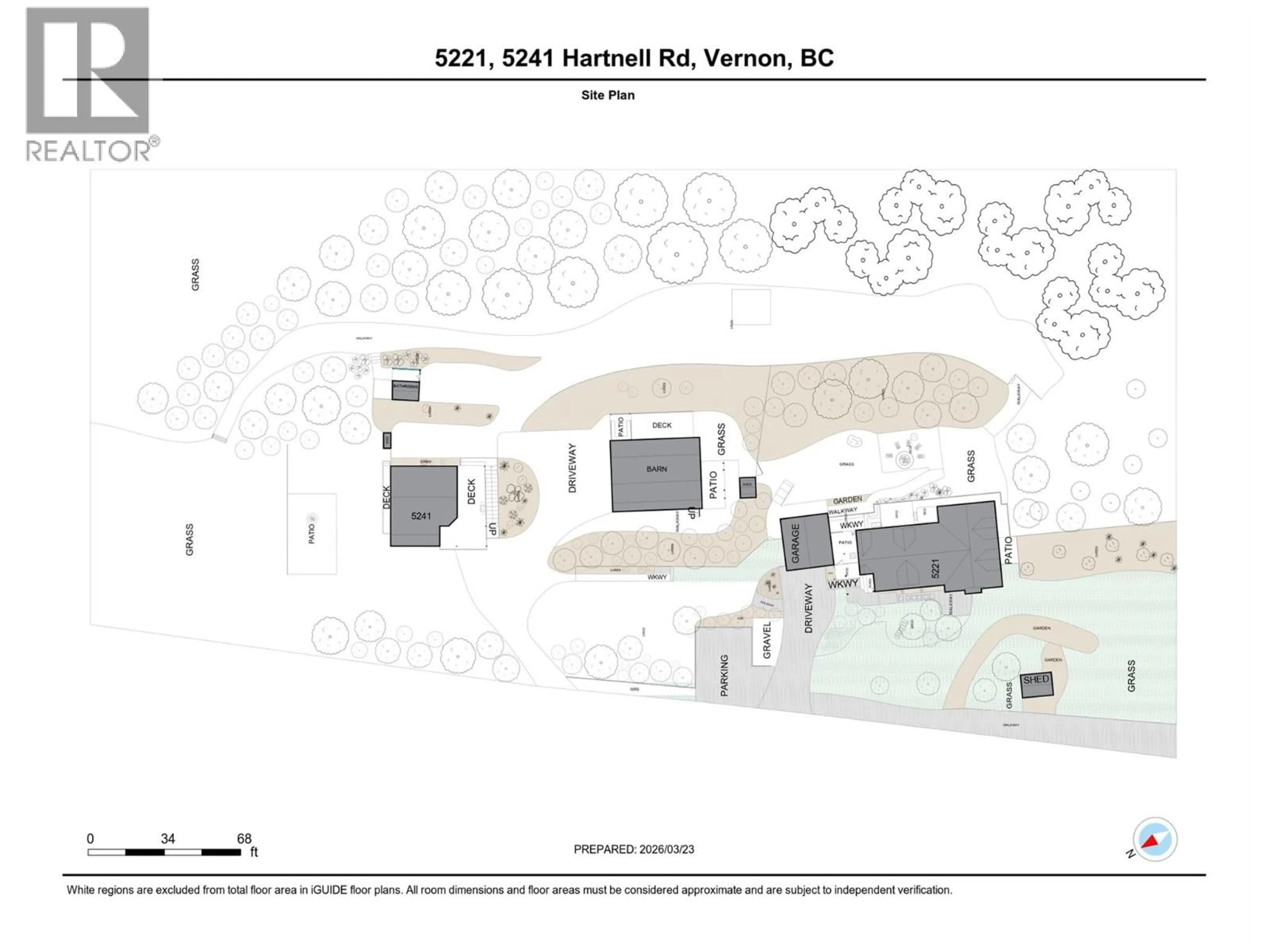 Floor plan for 5221/5241 HARTNELL ROAD, Vernon British Columbia V1B3J4