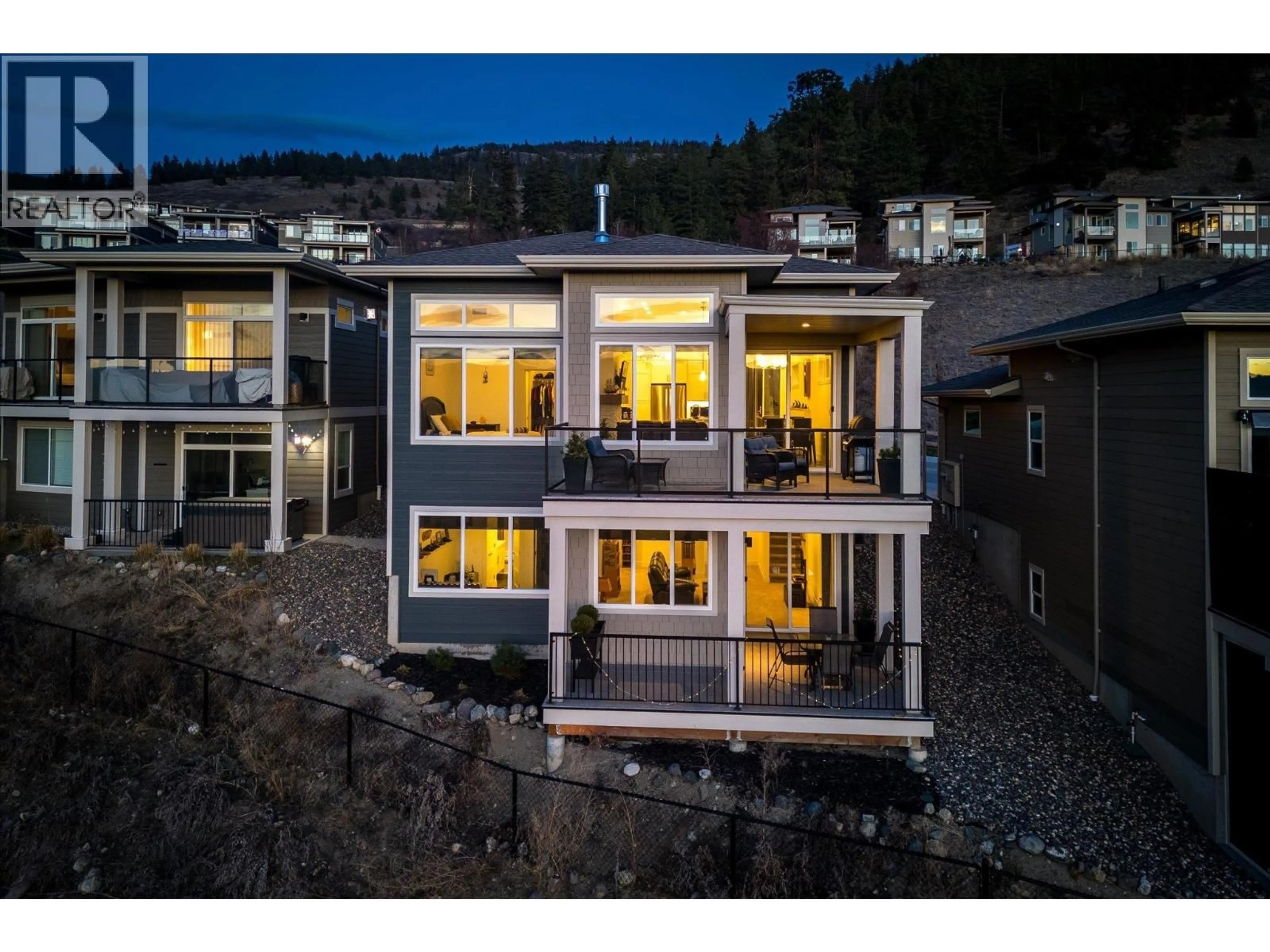 A pic from outside/outdoor area/front of a property/back of a property/a pic from drone, unknown for 1436 TOWER RANCH DRIVE, Kelowna British Columbia V1P1T8