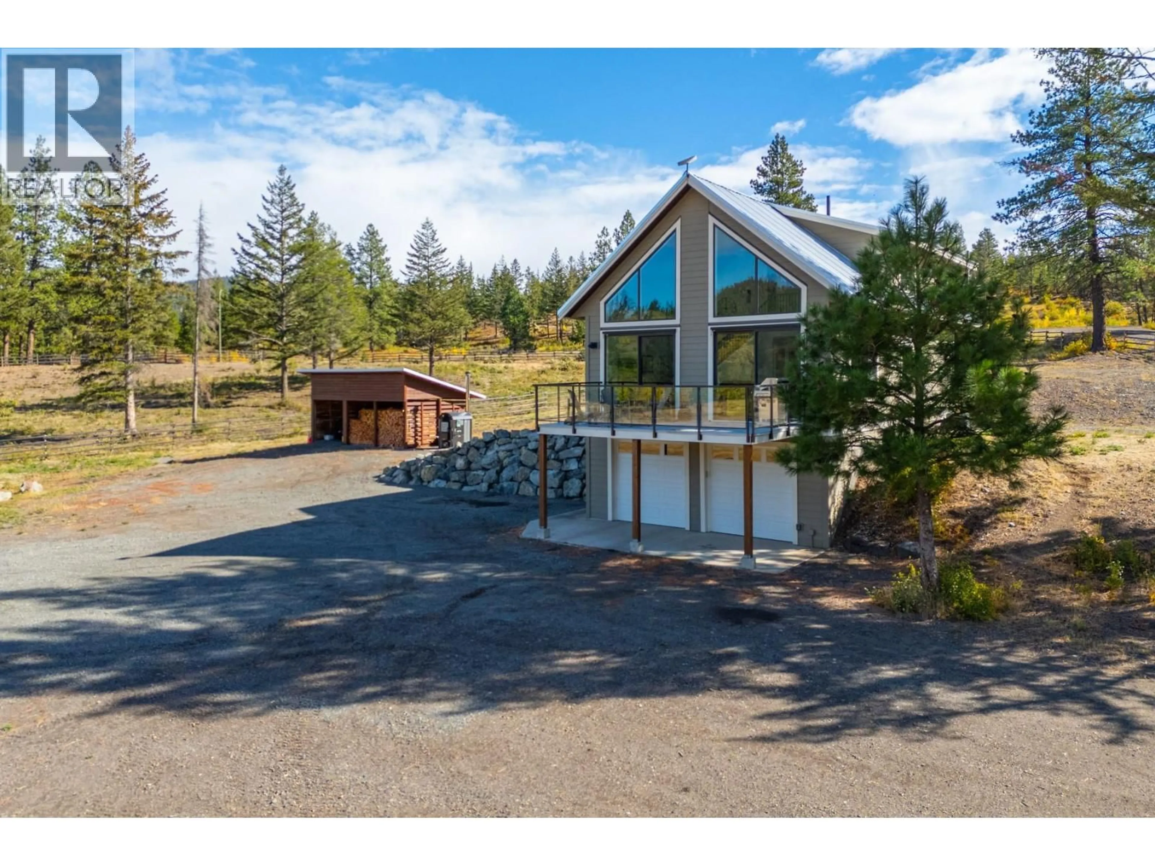 A pic from outside/outdoor area/front of a property/back of a property/a pic from drone, mountain view for 1508 COVERT PLACE, Merritt British Columbia V1K1B8