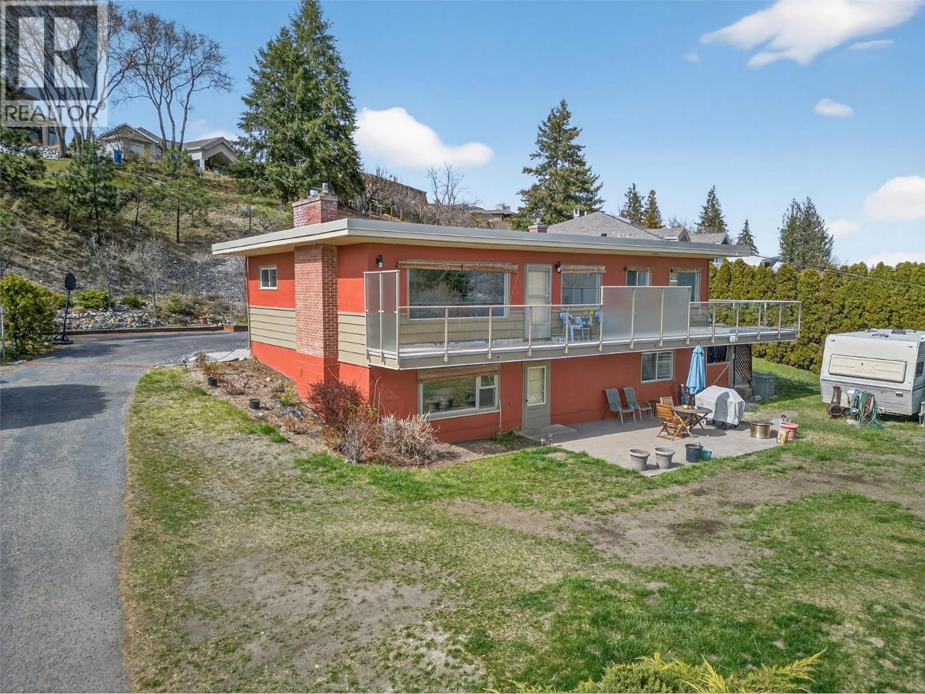 A pic from outside/outdoor area/front of a property/back of a property/a pic from drone, unknown for 13006 BRISTOW ROAD, Summerland British Columbia V0H1Z1