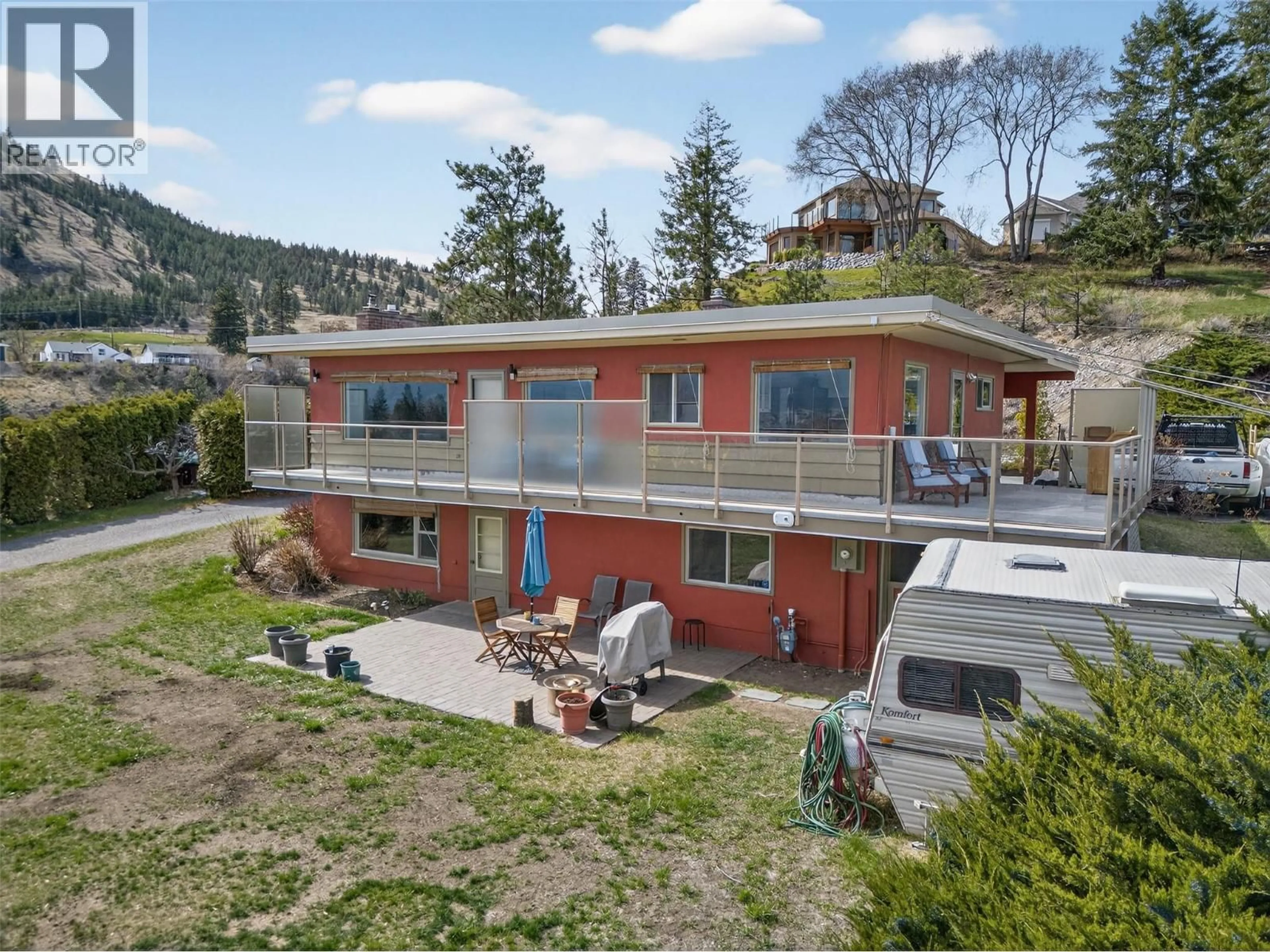 A pic from outside/outdoor area/front of a property/back of a property/a pic from drone, unknown for 13006 BRISTOW ROAD, Summerland British Columbia V0H1Z1