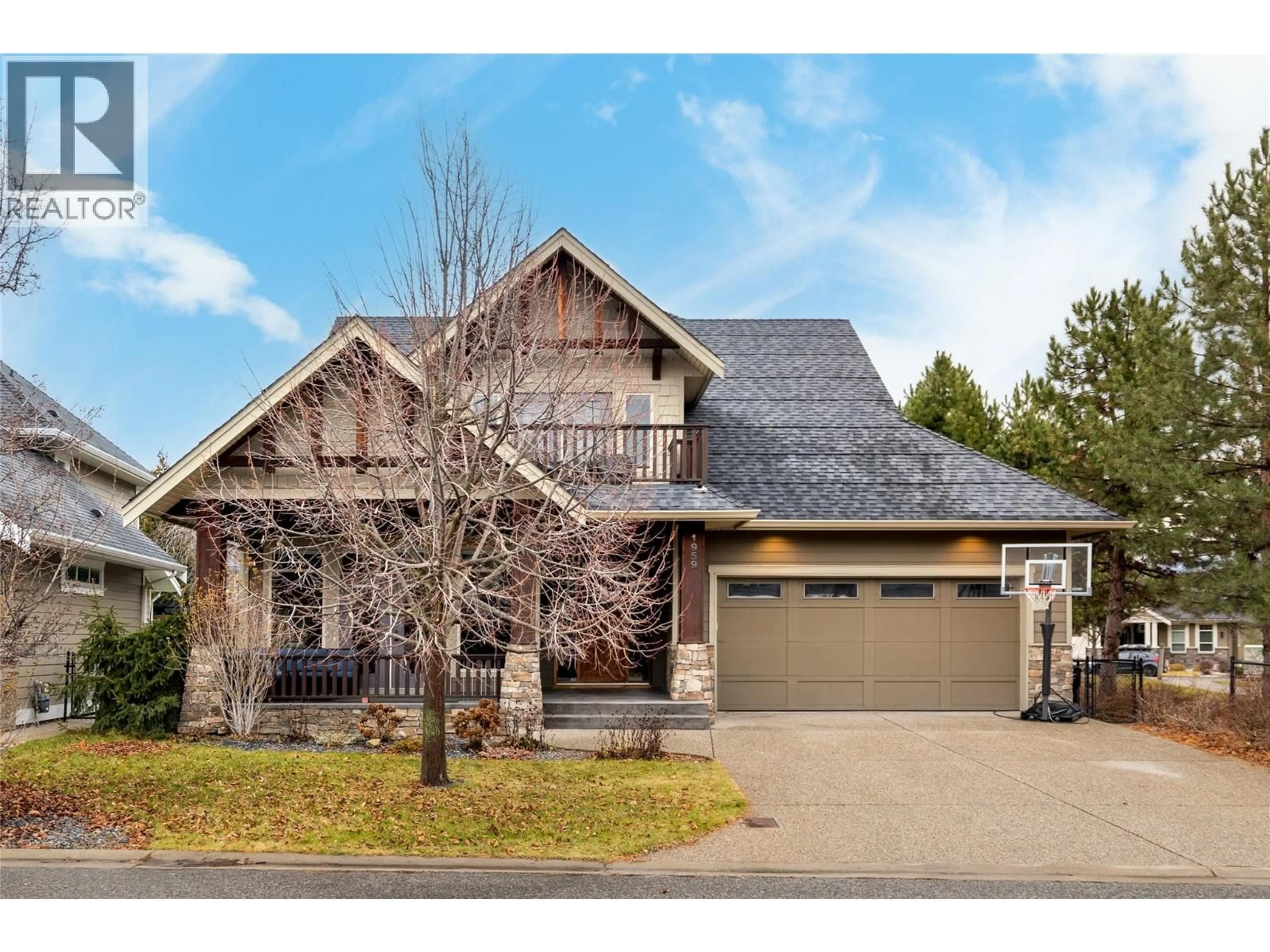 Home with brick exterior material, street for 1959 HIDDEN LAKE PLACE, Kelowna British Columbia V1V2W8