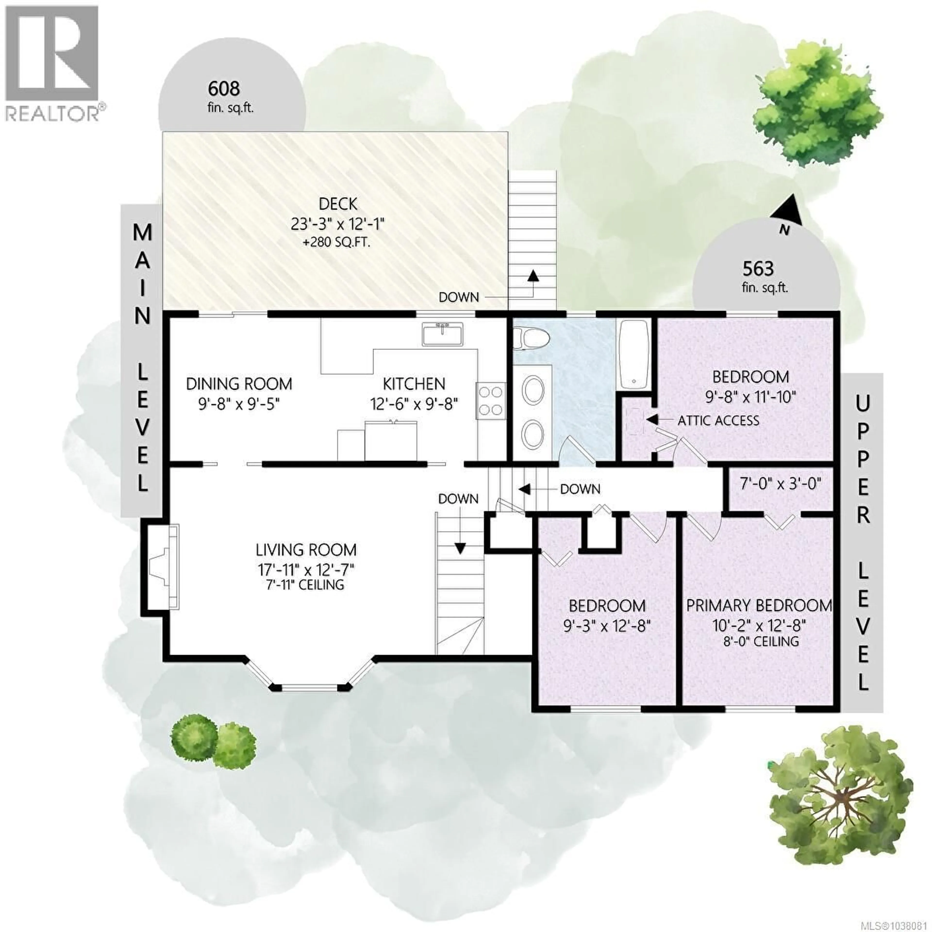 Floor plan for 544 RIEL PLACE WEST, Saanich British Columbia V8Z2J1