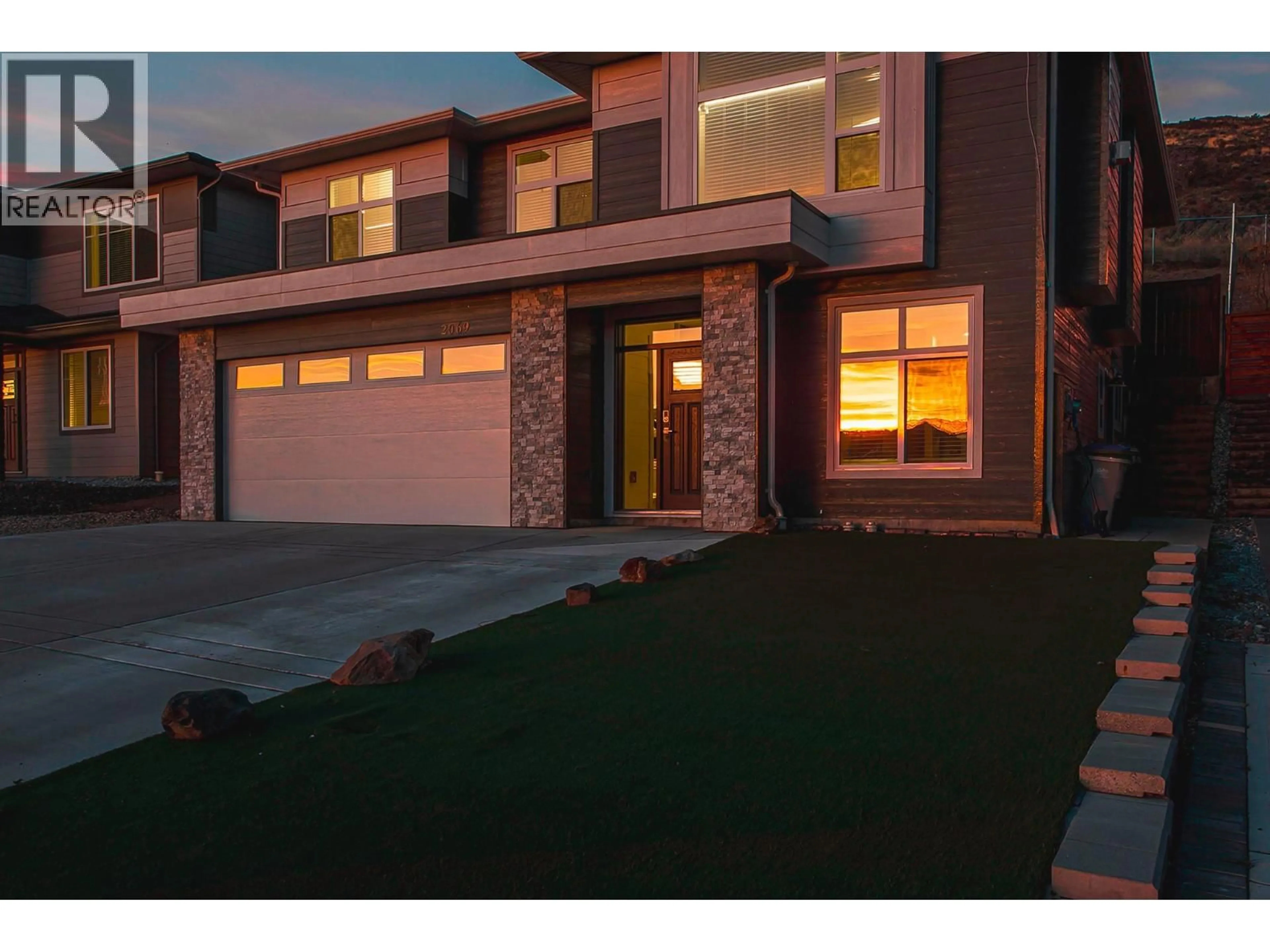 Home with brick exterior material, street for 2069 SADDLEBACK DRIVE, Kamloops British Columbia V2B0H2