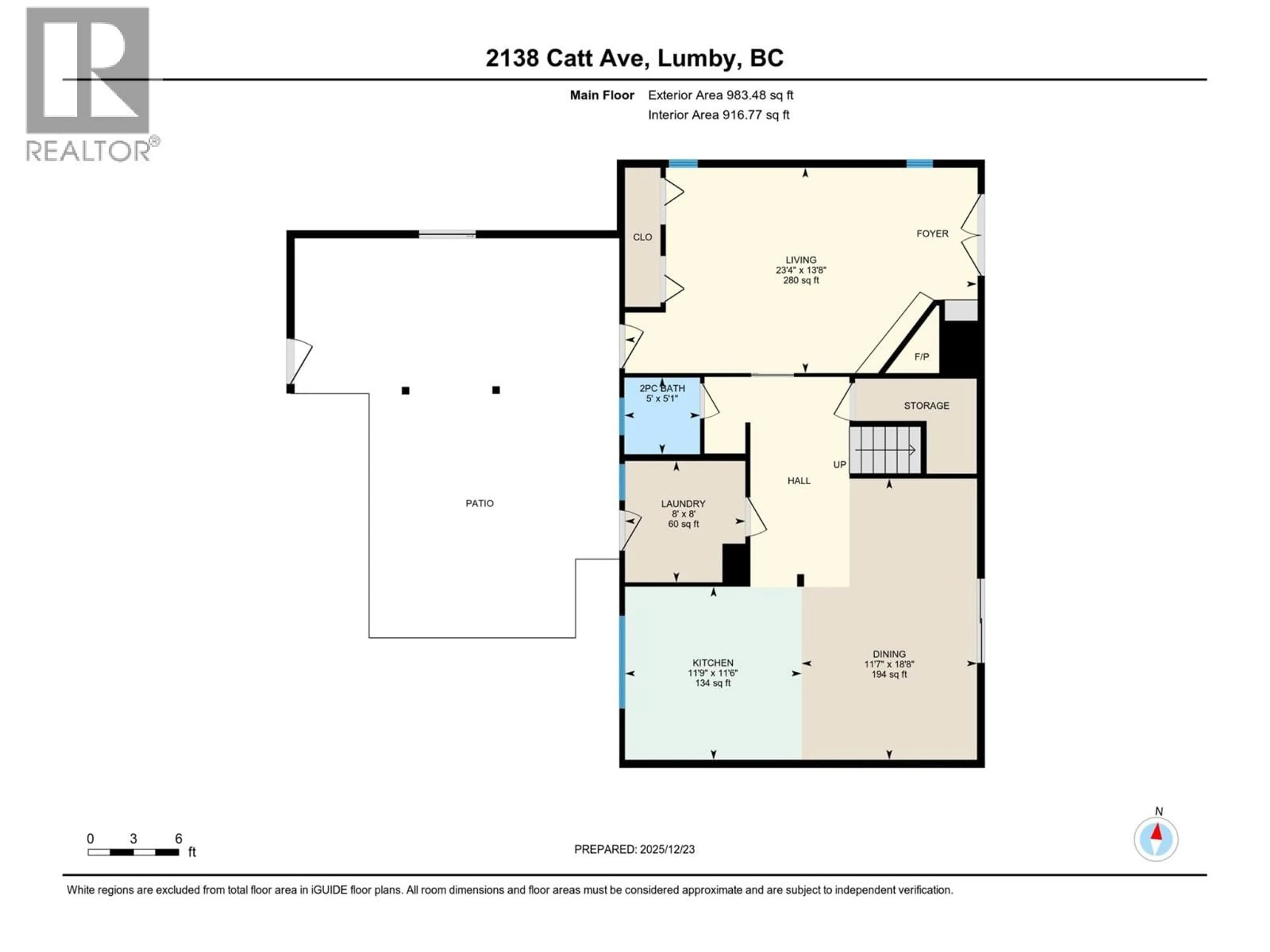 Floor plan for 2138 CATT AVENUE, Lumby British Columbia V0E2G0