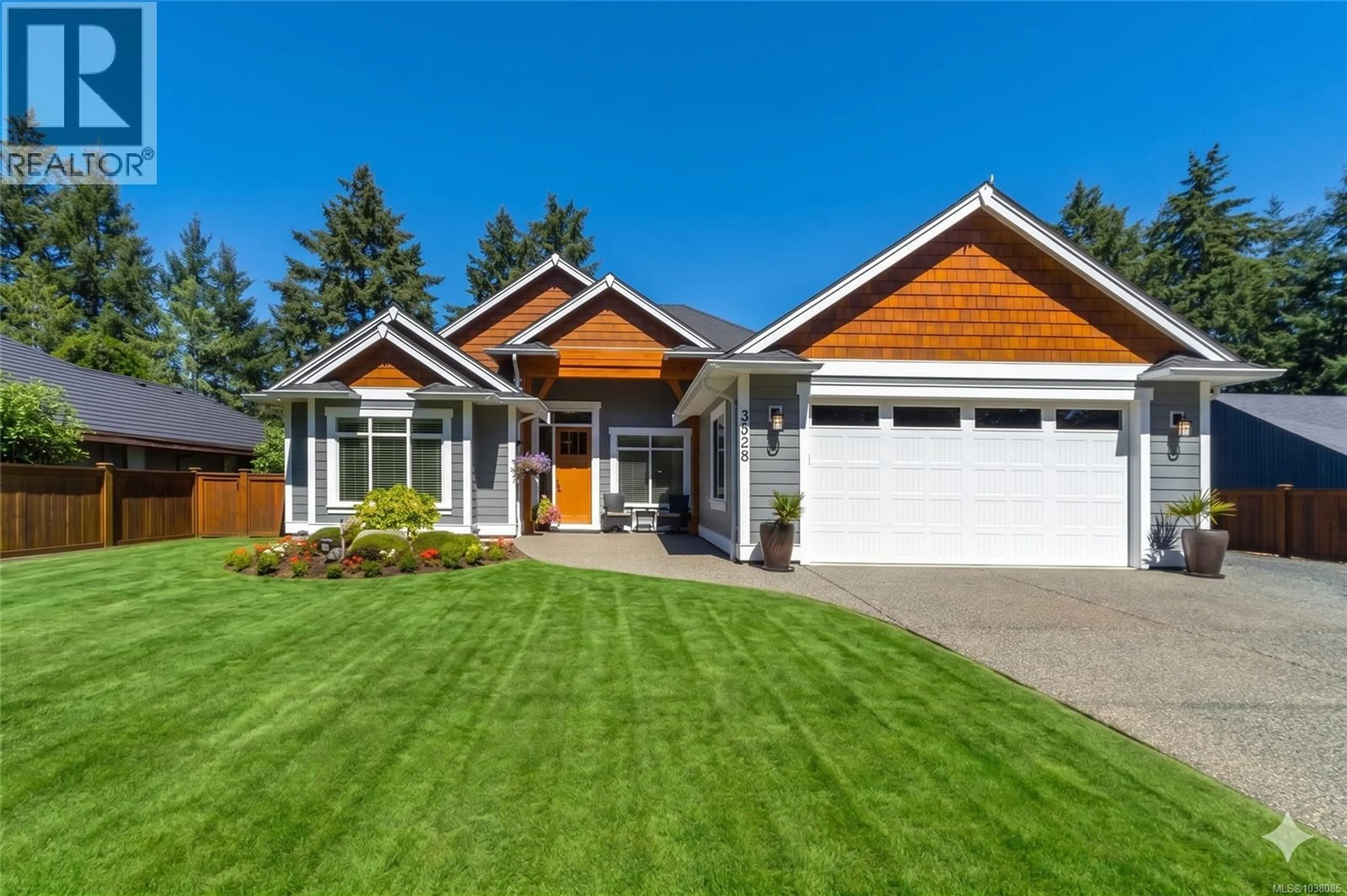 Home with vinyl exterior material, street for 3329 DOLPHIN DRIVE, Nanoose Bay British Columbia V9P9H7