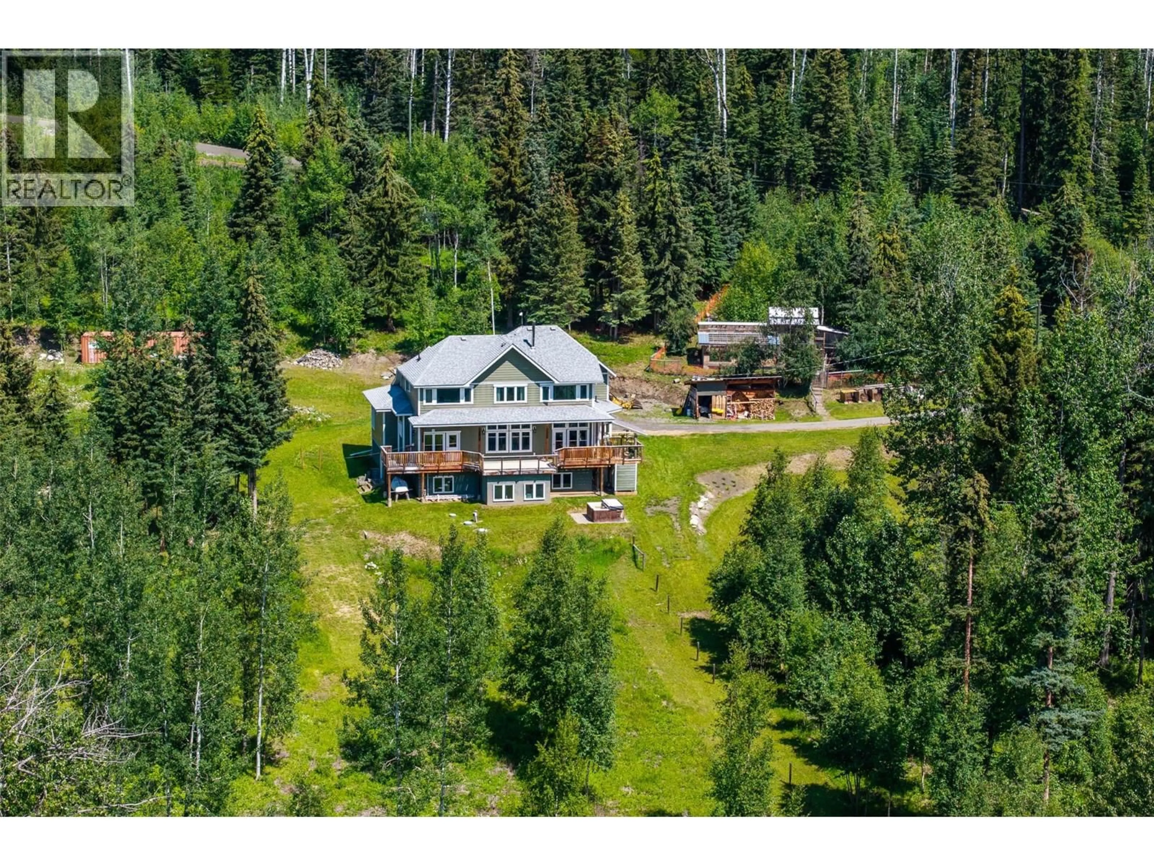 A pic from outside/outdoor area/front of a property/back of a property/a pic from drone, mountain view for 10325 FINLAY ROAD, Kamloops British Columbia V0E1Z1