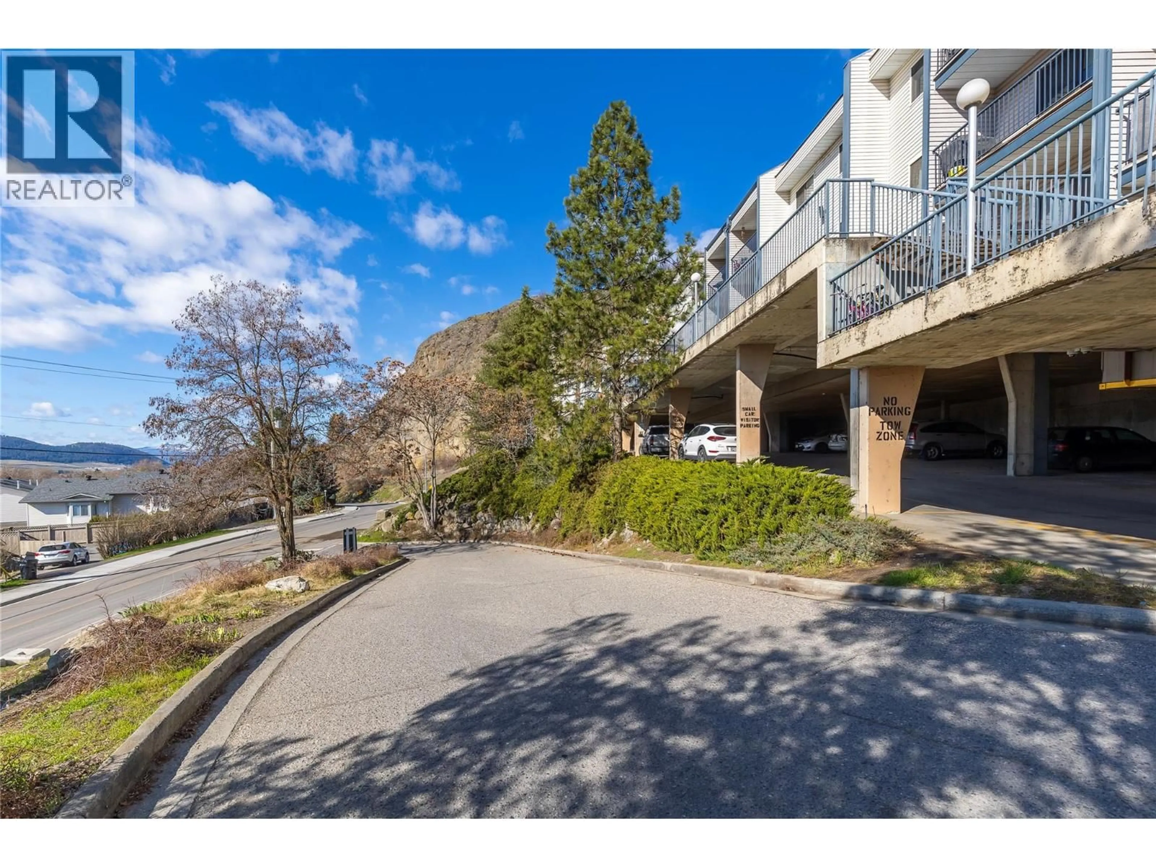 A pic from outside/outdoor area/front of a property/back of a property/a pic from drone, water/lake/river/ocean view for 519 - 3901 32 AVENUE, Vernon British Columbia V1T8M3