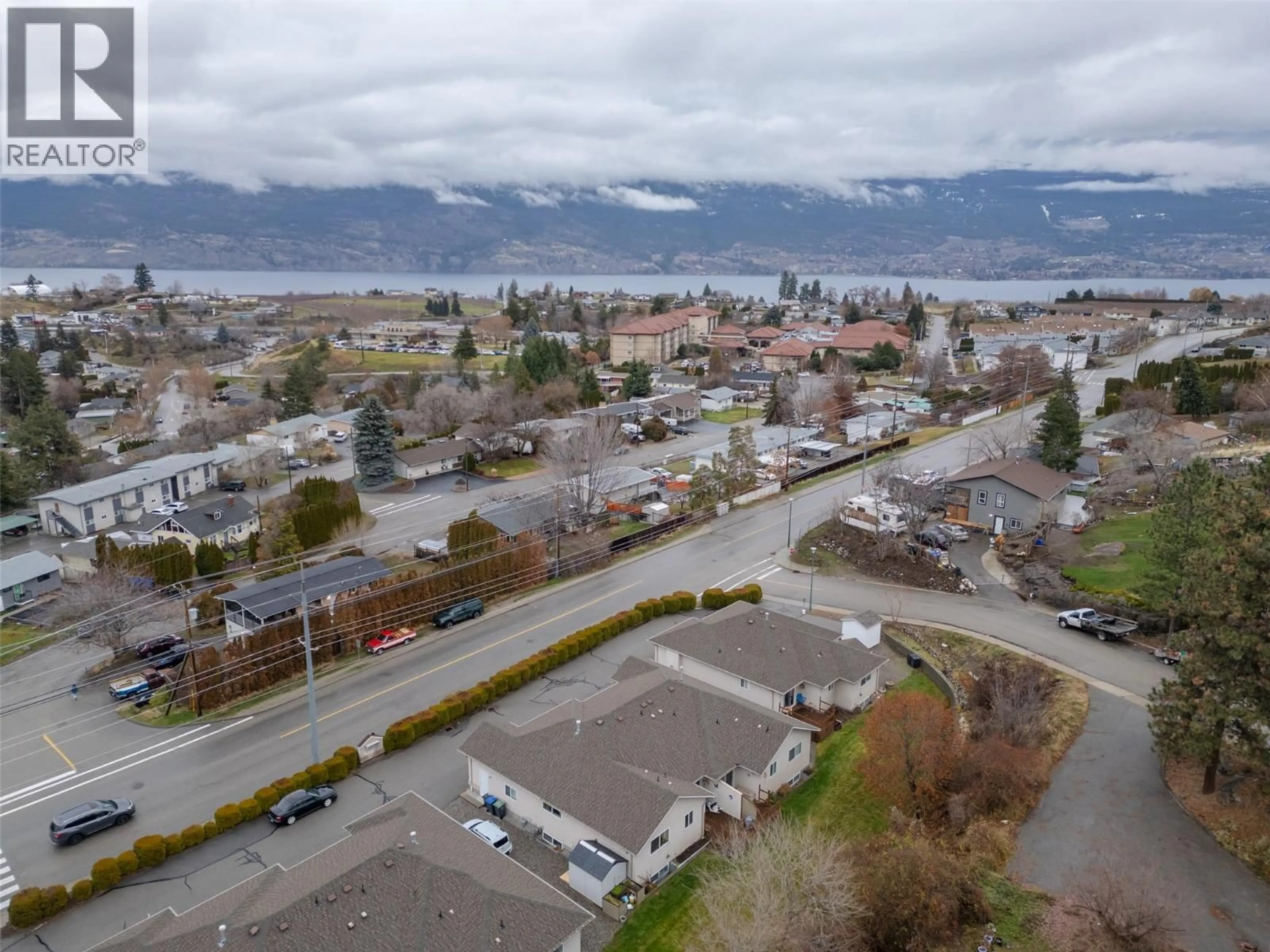 A pic from outside/outdoor area/front of a property/back of a property/a pic from drone, mountain view for 3 - 12612 GIANTS HEAD ROAD, Summerland British Columbia V0H1Z7