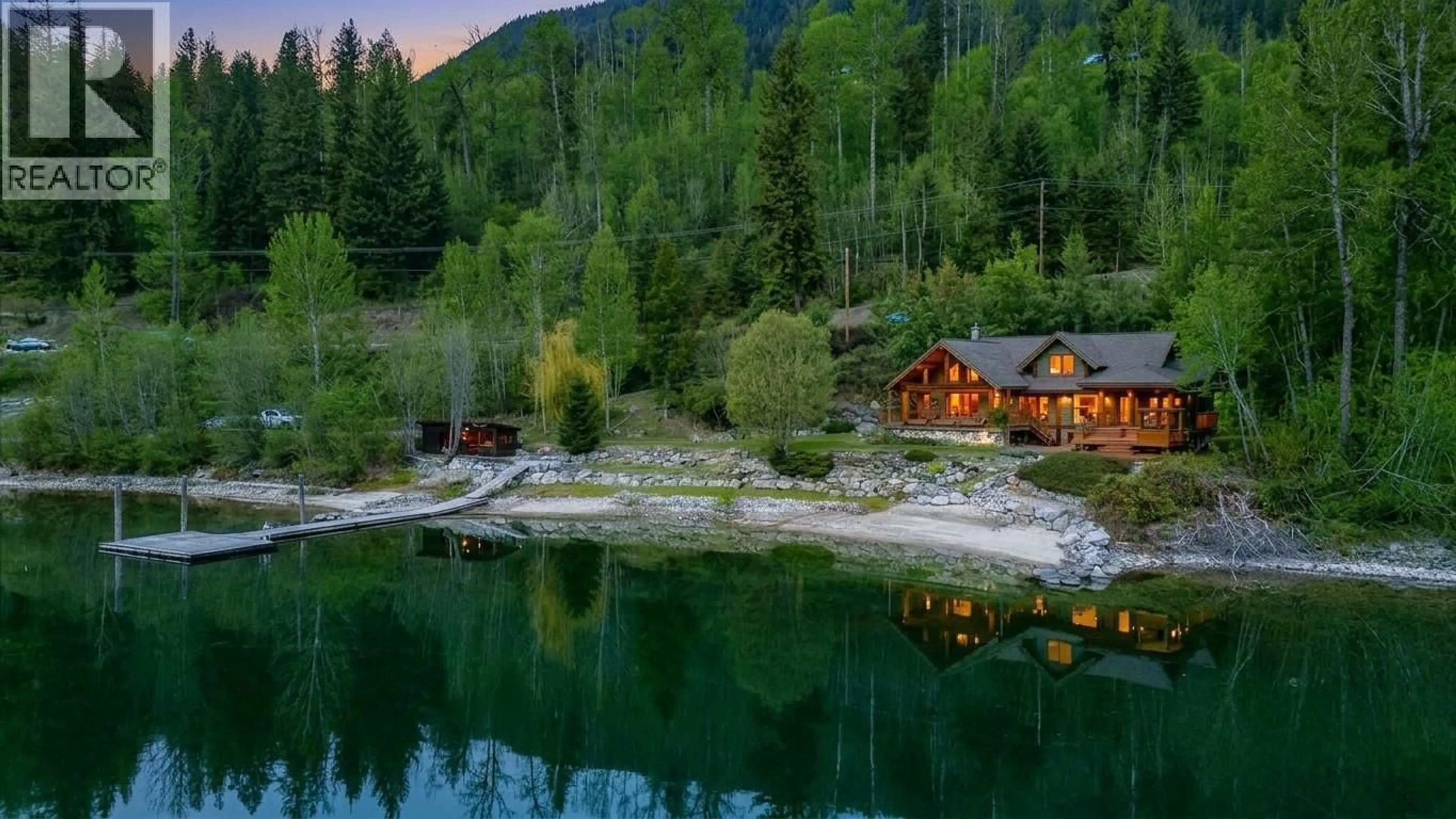 A pic from outside/outdoor area/front of a property/back of a property/a pic from drone, water/lake/river/ocean view for 3140 3A HIGHWAY, Nelson British Columbia V1L6M7