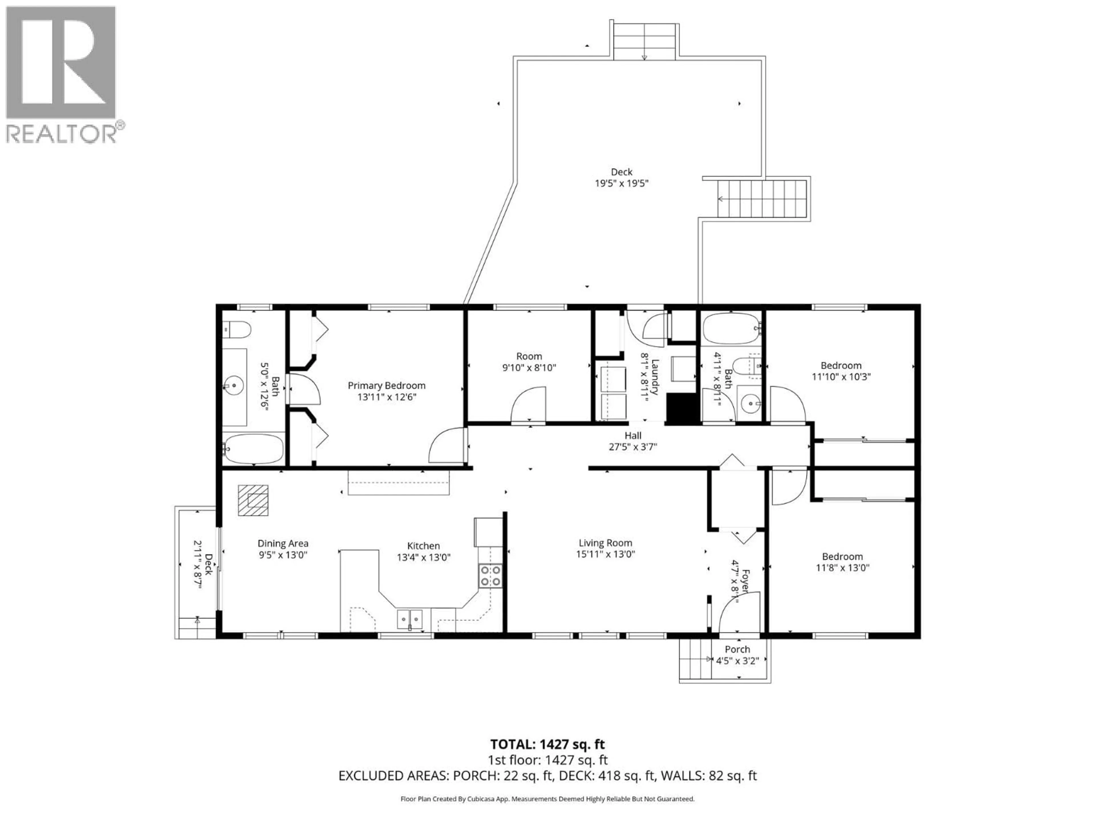 Floor plan for 19 WEST POIRIER ROAD, Mara British Columbia V0E2K0