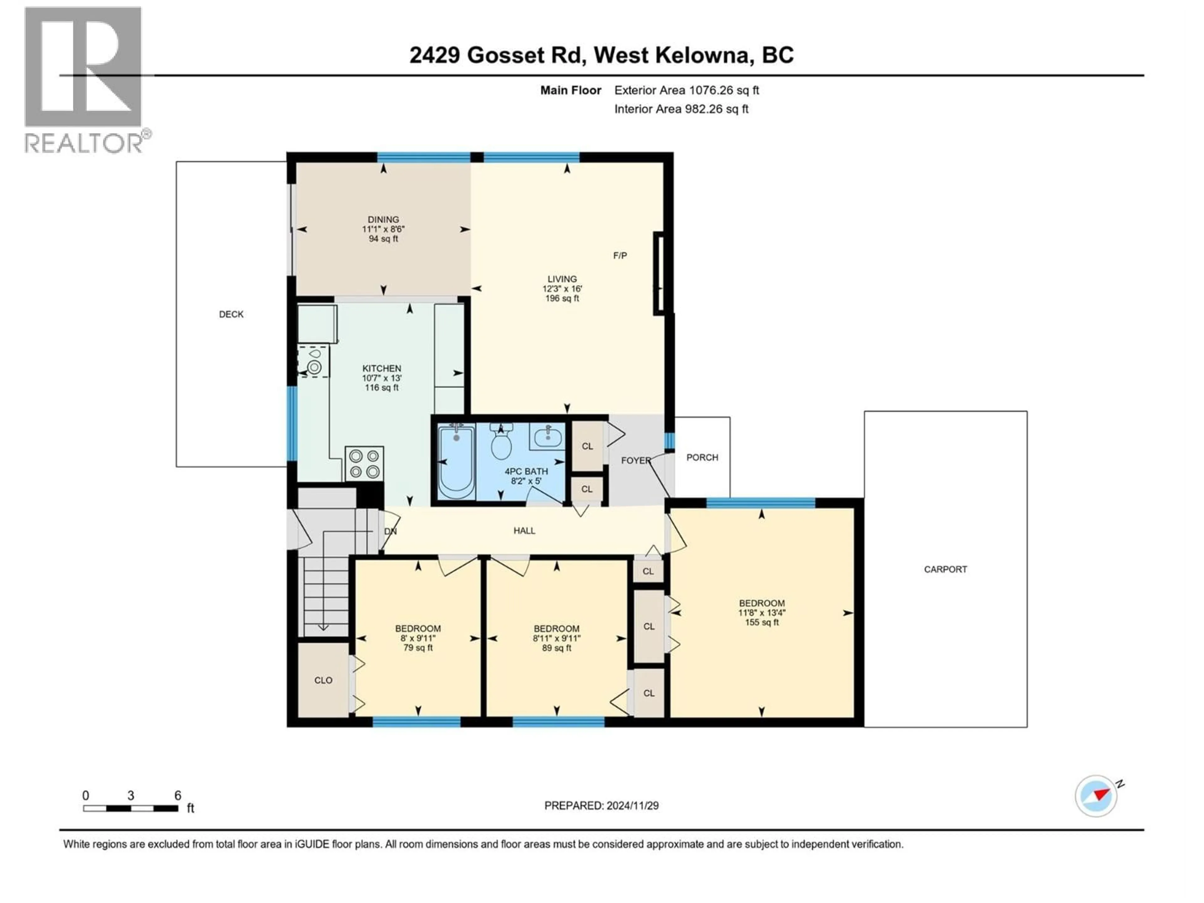 Floor plan for 2429 GOSSET ROAD, West Kelowna British Columbia V4T1P4