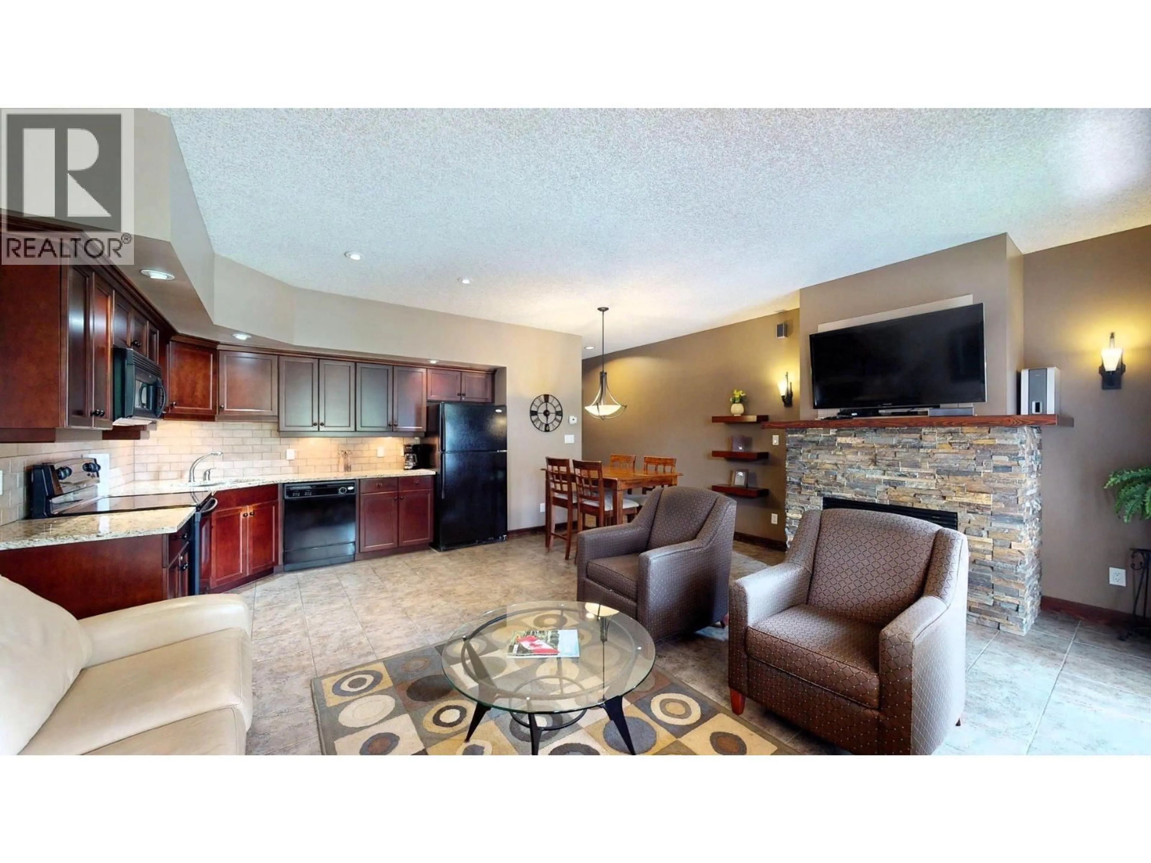 Open concept kitchen, ceramic/tile floor for 513 - 500 BIGHORN BOULEVARD, Radium Hot Springs British Columbia V0A1M0