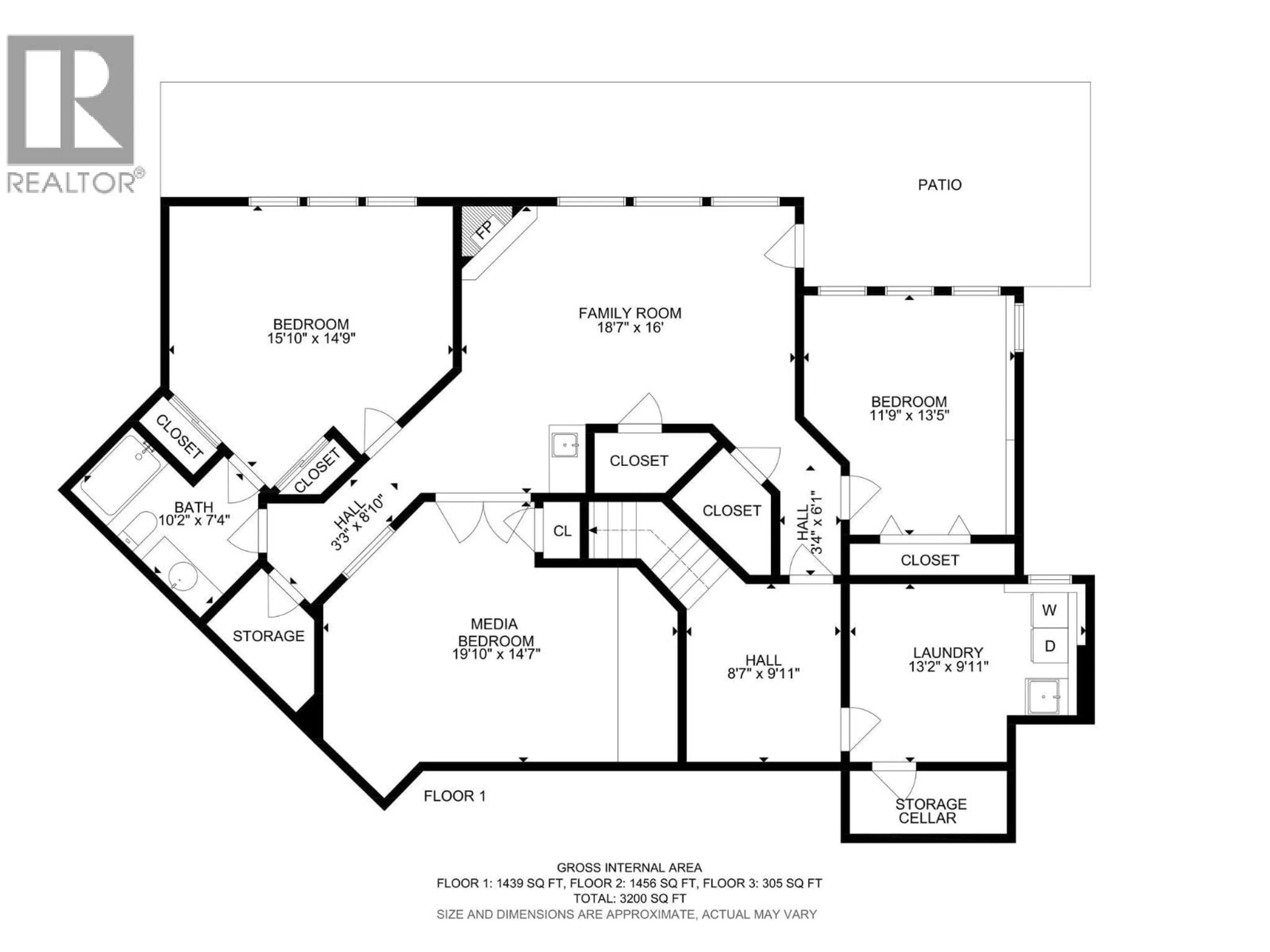 Floor plan for 5312 FULTON PLACE, Peachland British Columbia V0H1X1