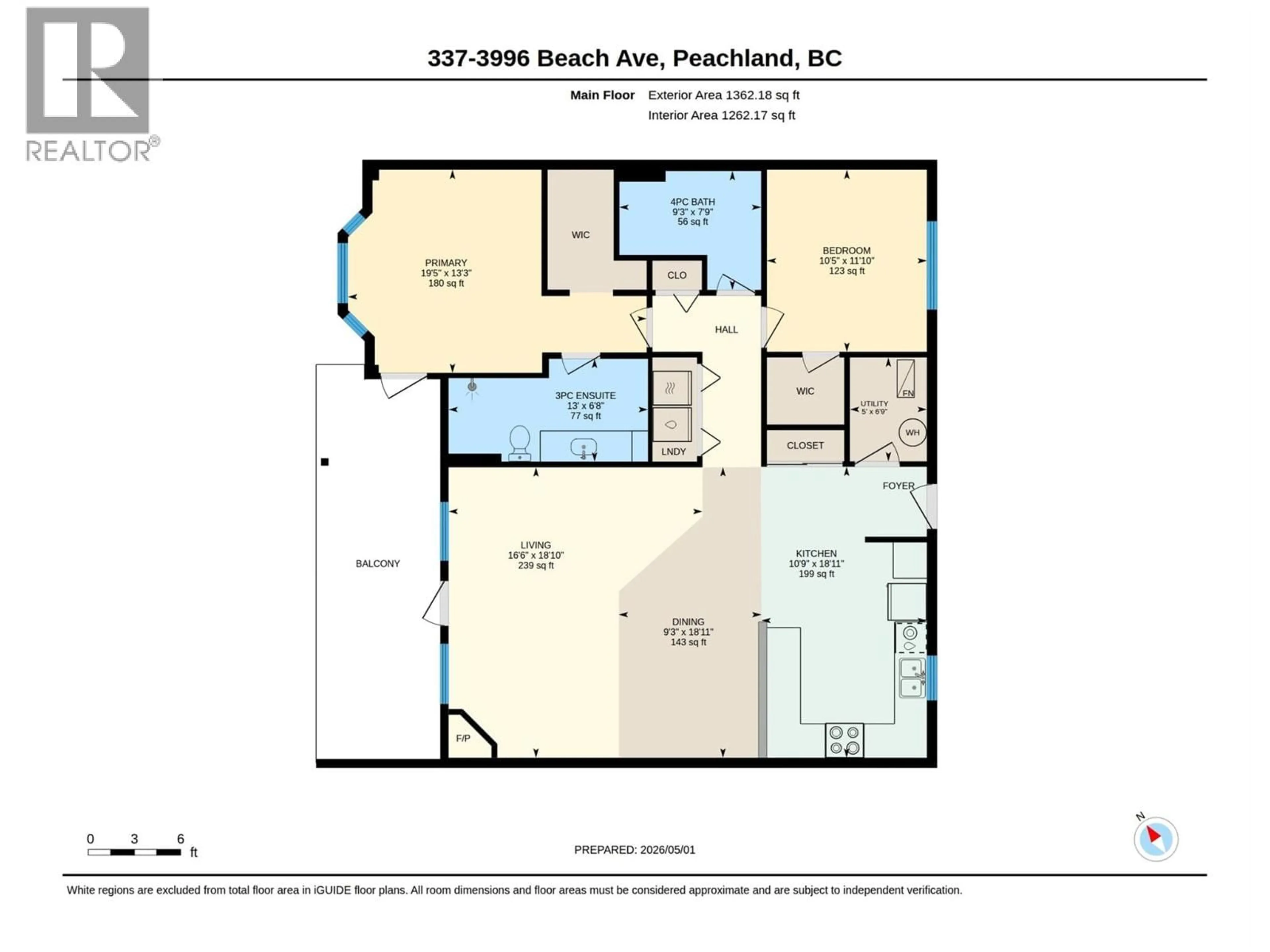 Floor plan for 337 - 3996 BEACH AVENUE, Peachland British Columbia V0H1X5