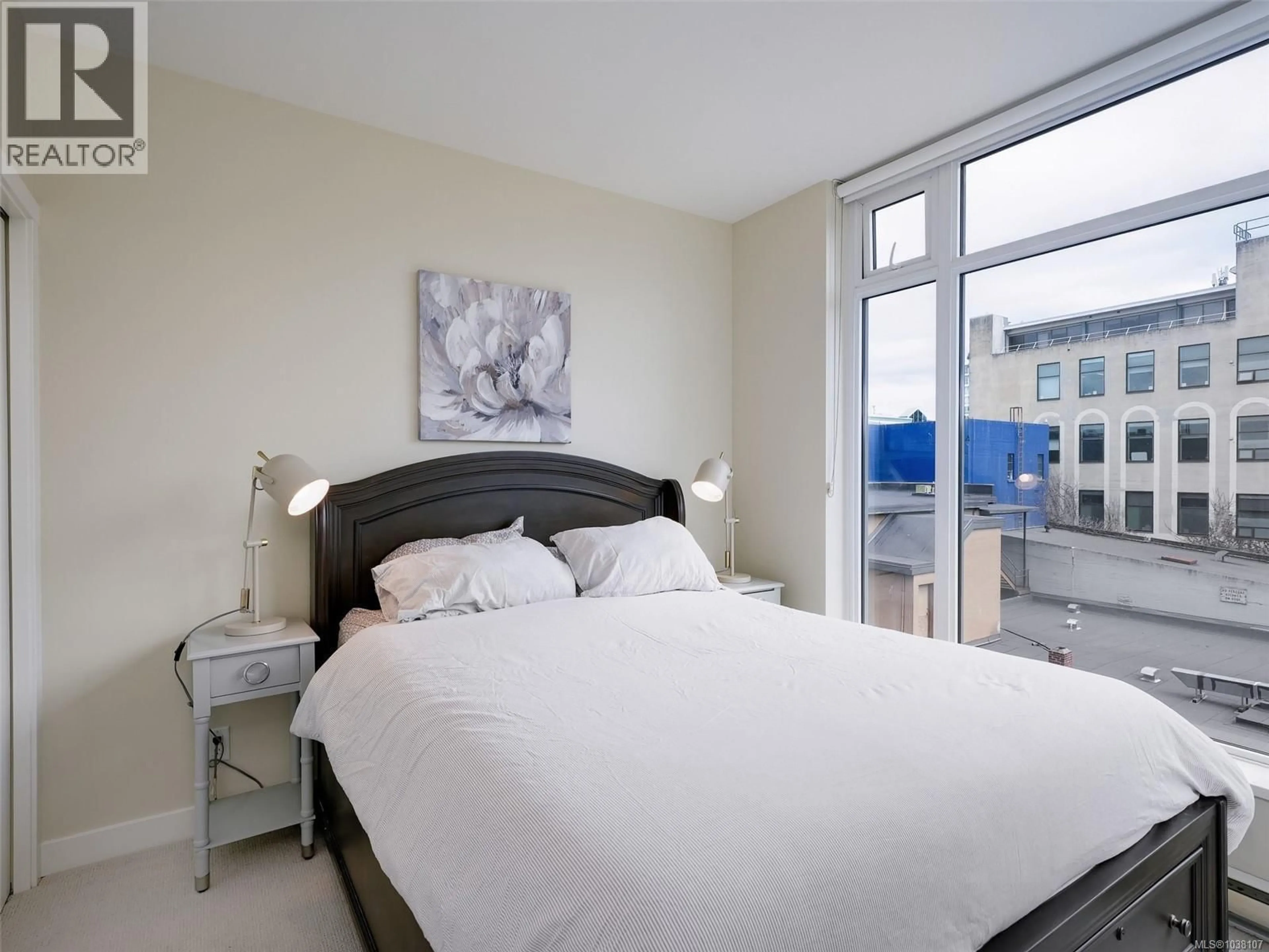 Bedroom with bed, unknown for 405 - 728 YATES STREET, Victoria British Columbia V8W0C8