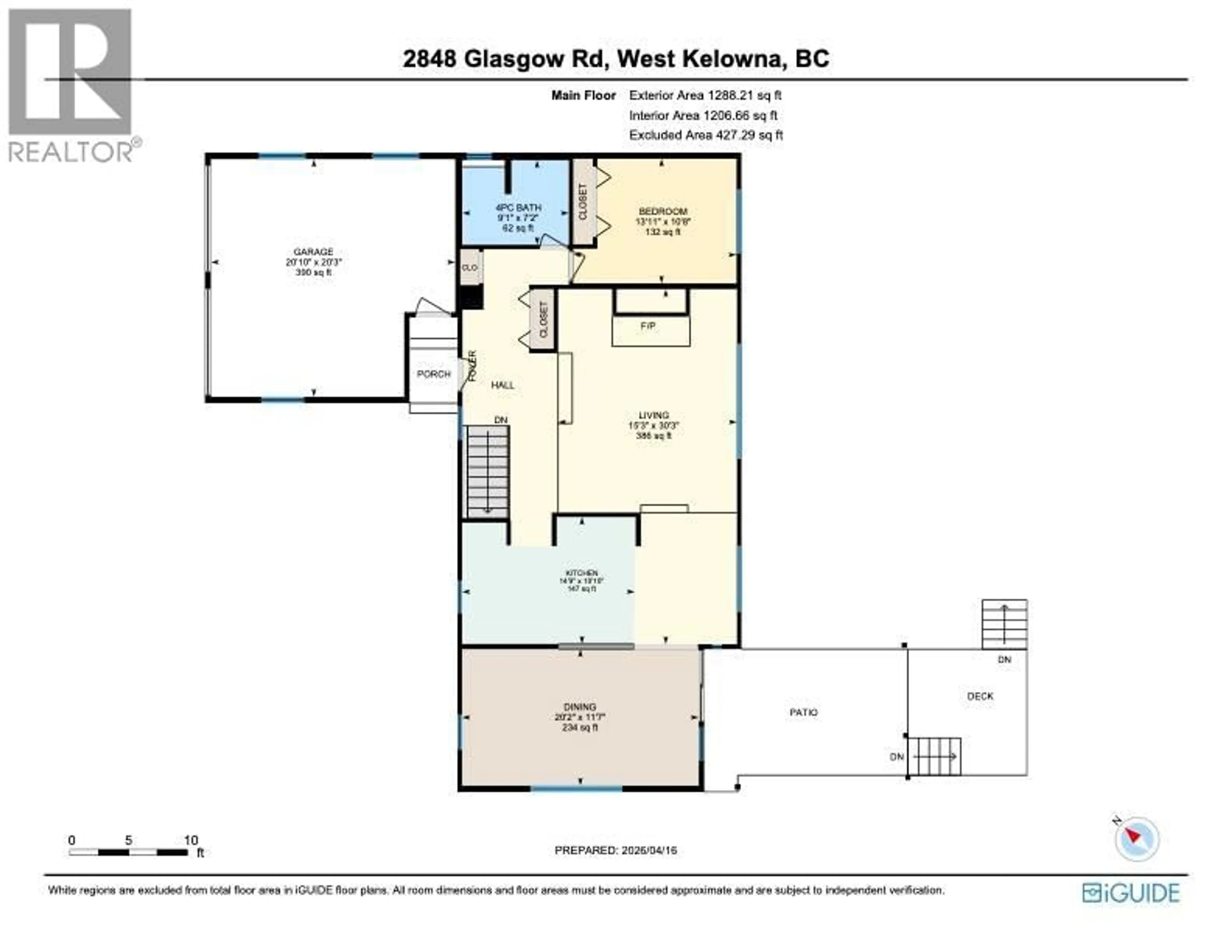 Floor plan for 2848 GLASGOW ROAD, West Kelowna British Columbia V4T1J7