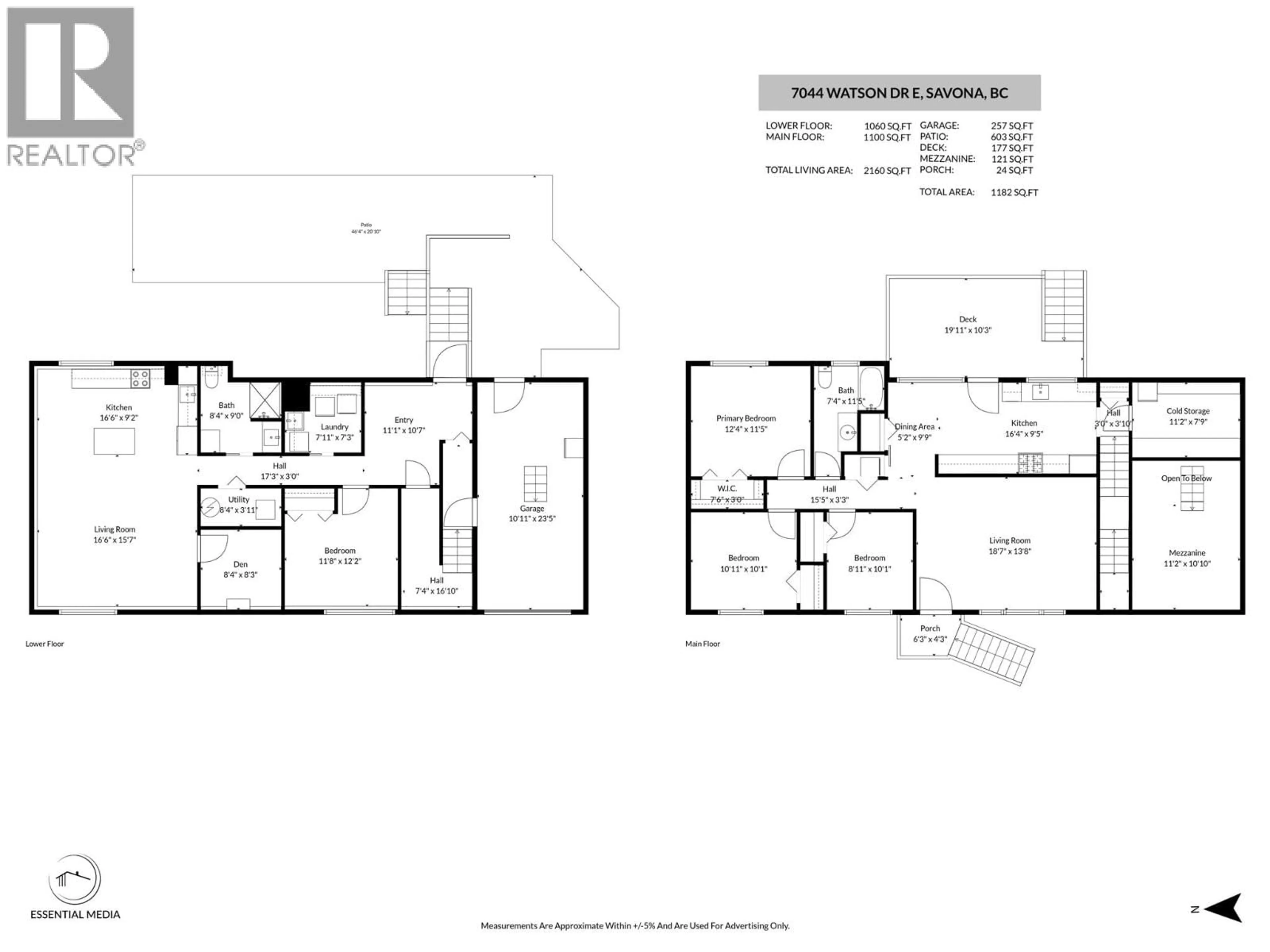 Floor plan for 7044 WATSON DRIVE EAST, Kamloops British Columbia V0K2J0