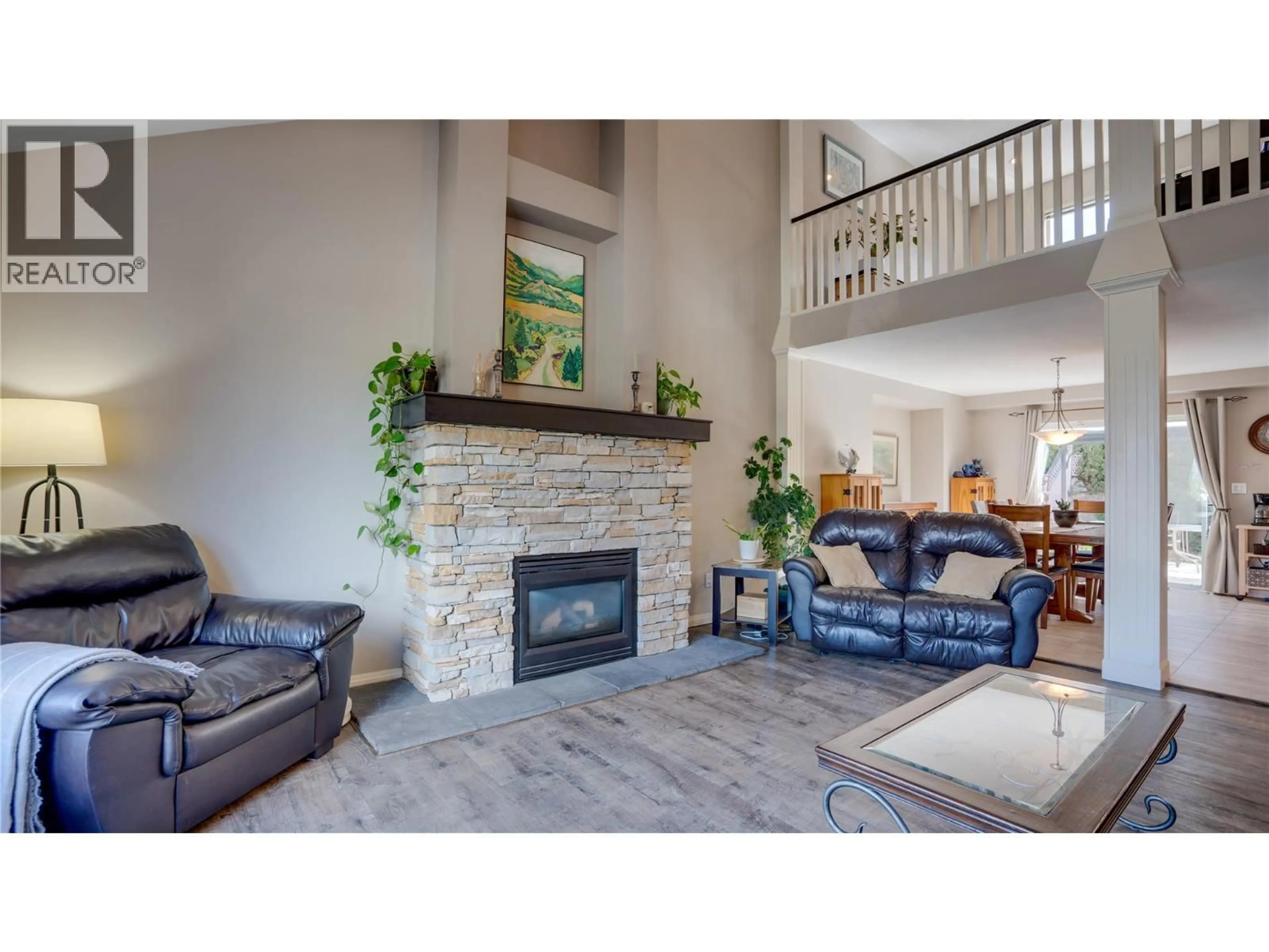 Living room with furniture, ceramic/tile floor for 991 MT. BULMAN DRIVE, Vernon British Columbia V1B2Z1
