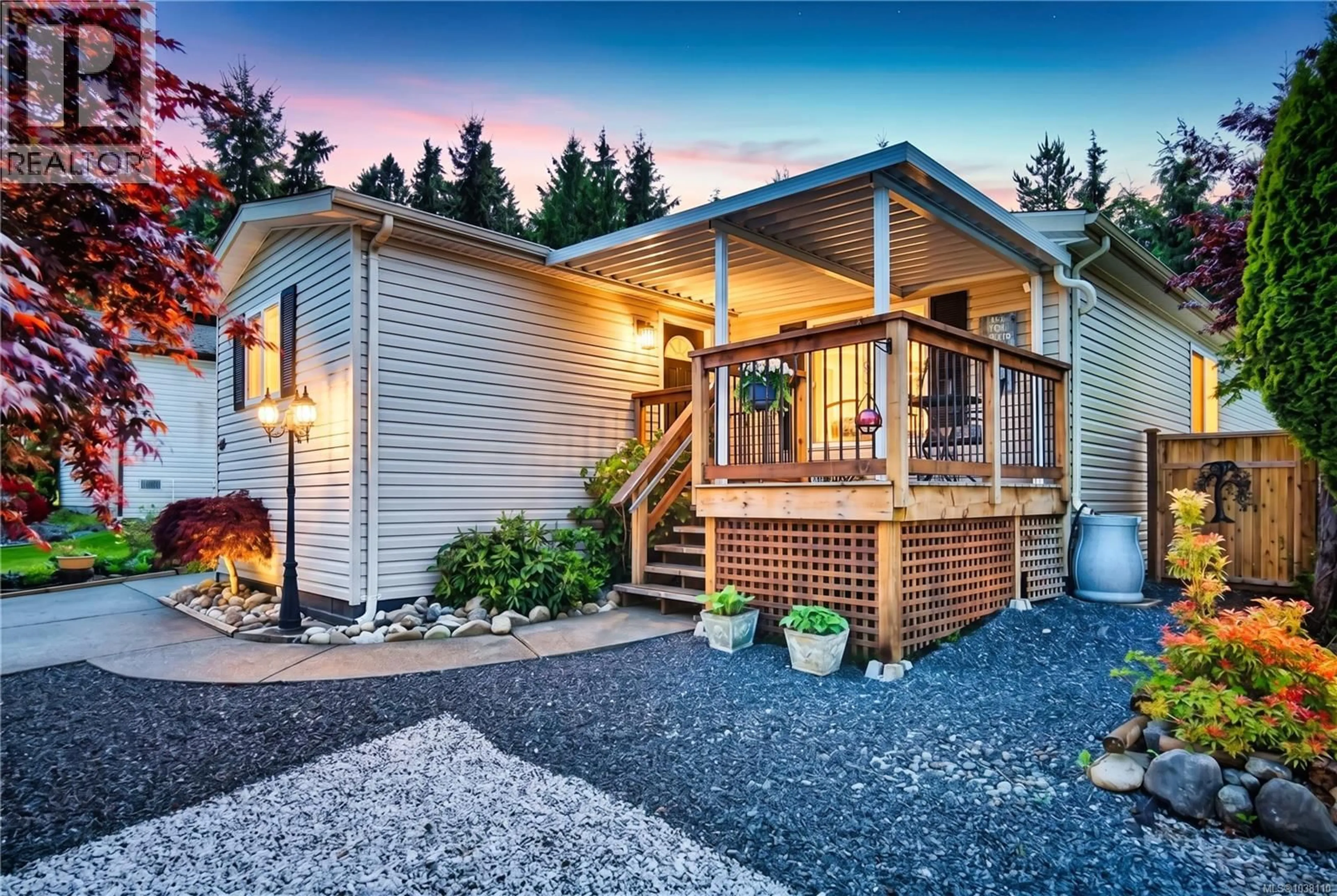 Home with vinyl exterior material, street for 110 - 1391 PRICE ROAD, Errington British Columbia V9P2W1