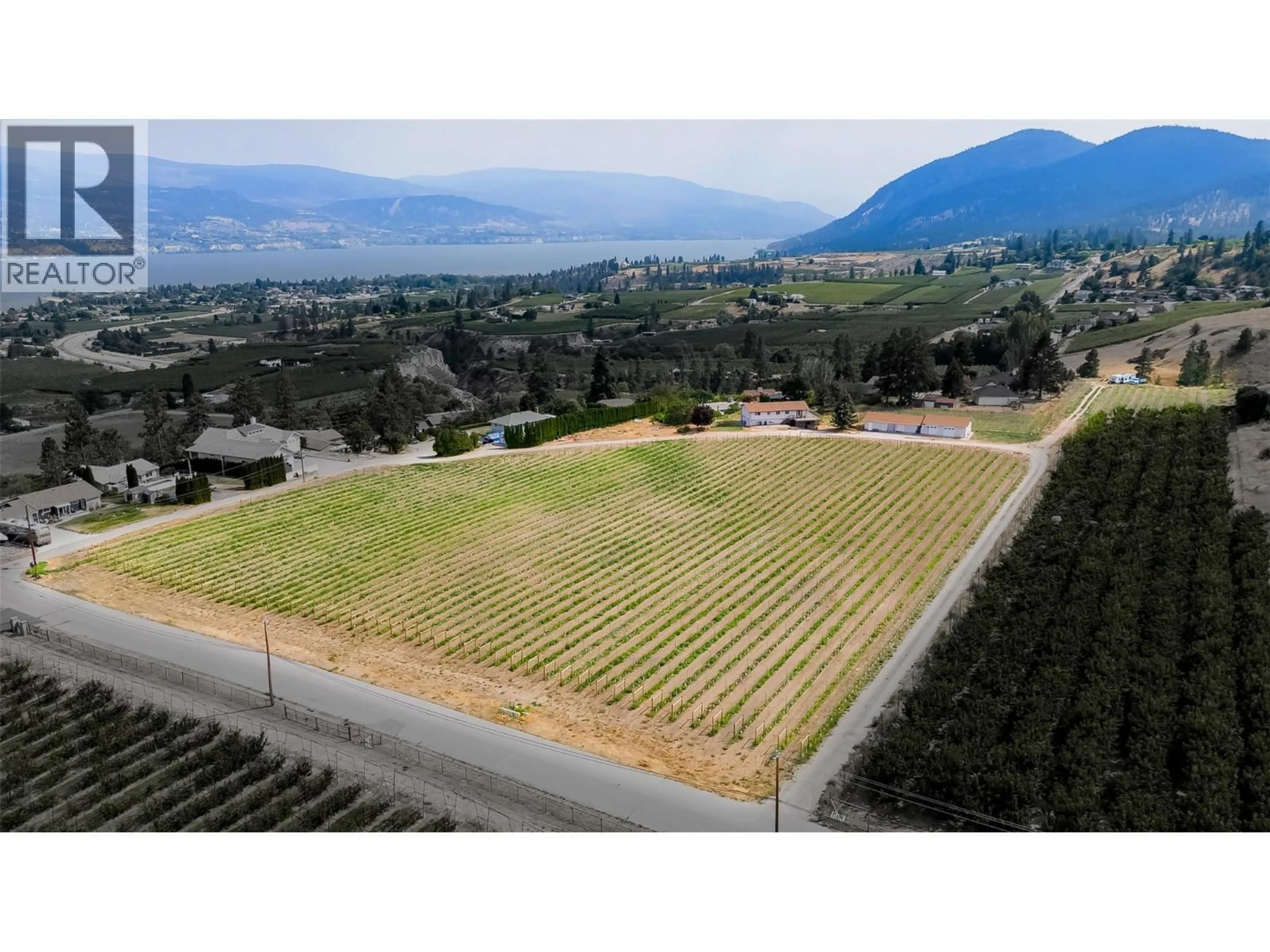 A pic from outside/outdoor area/front of a property/back of a property/a pic from drone, mountain view for 5711 WHITE STREET, Summerland British Columbia V0H1Z7
