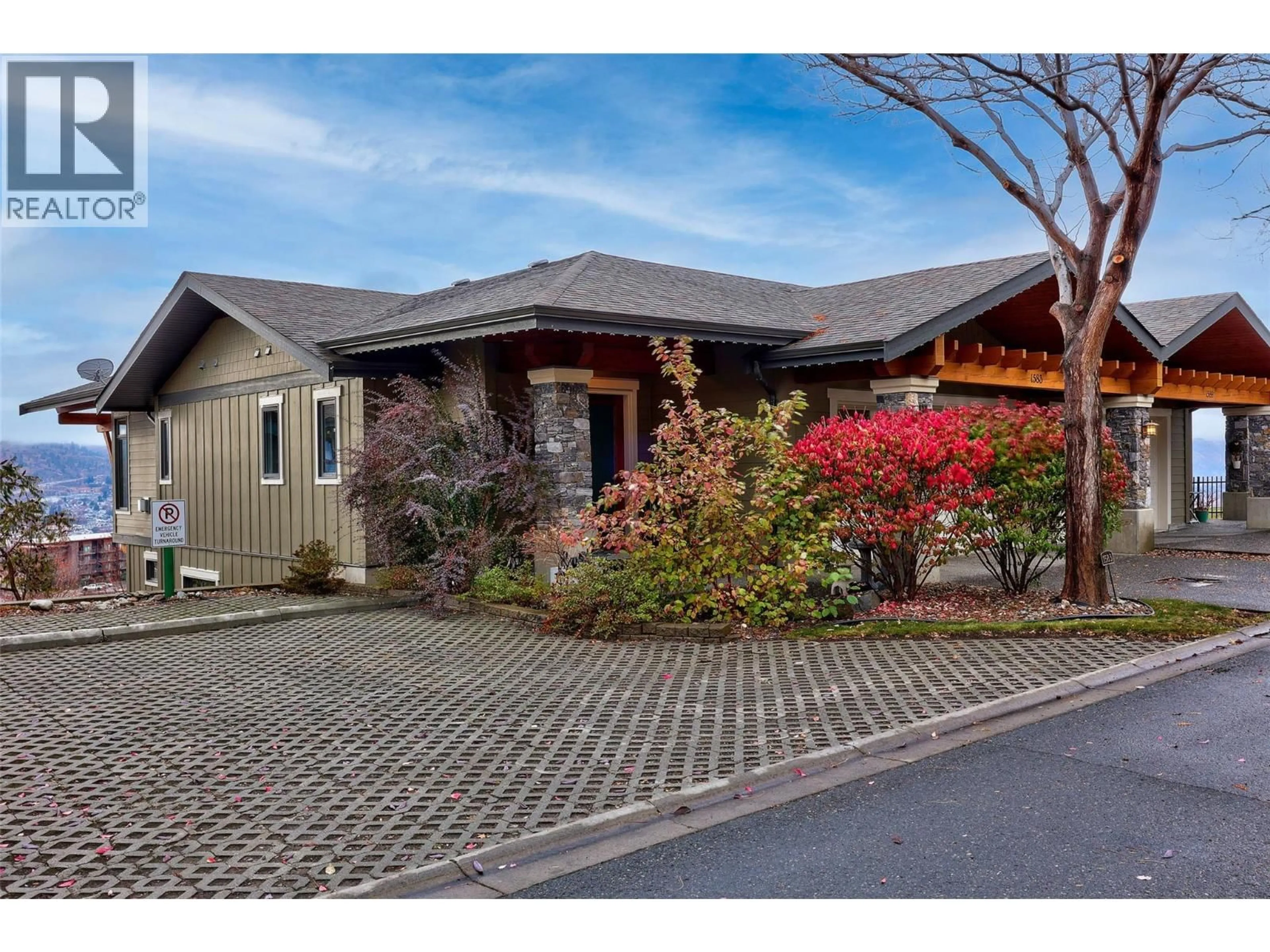 Home with brick exterior material, street for 1583 GOLF RIDGE DRIVE, Kamloops British Columbia V2H0A5