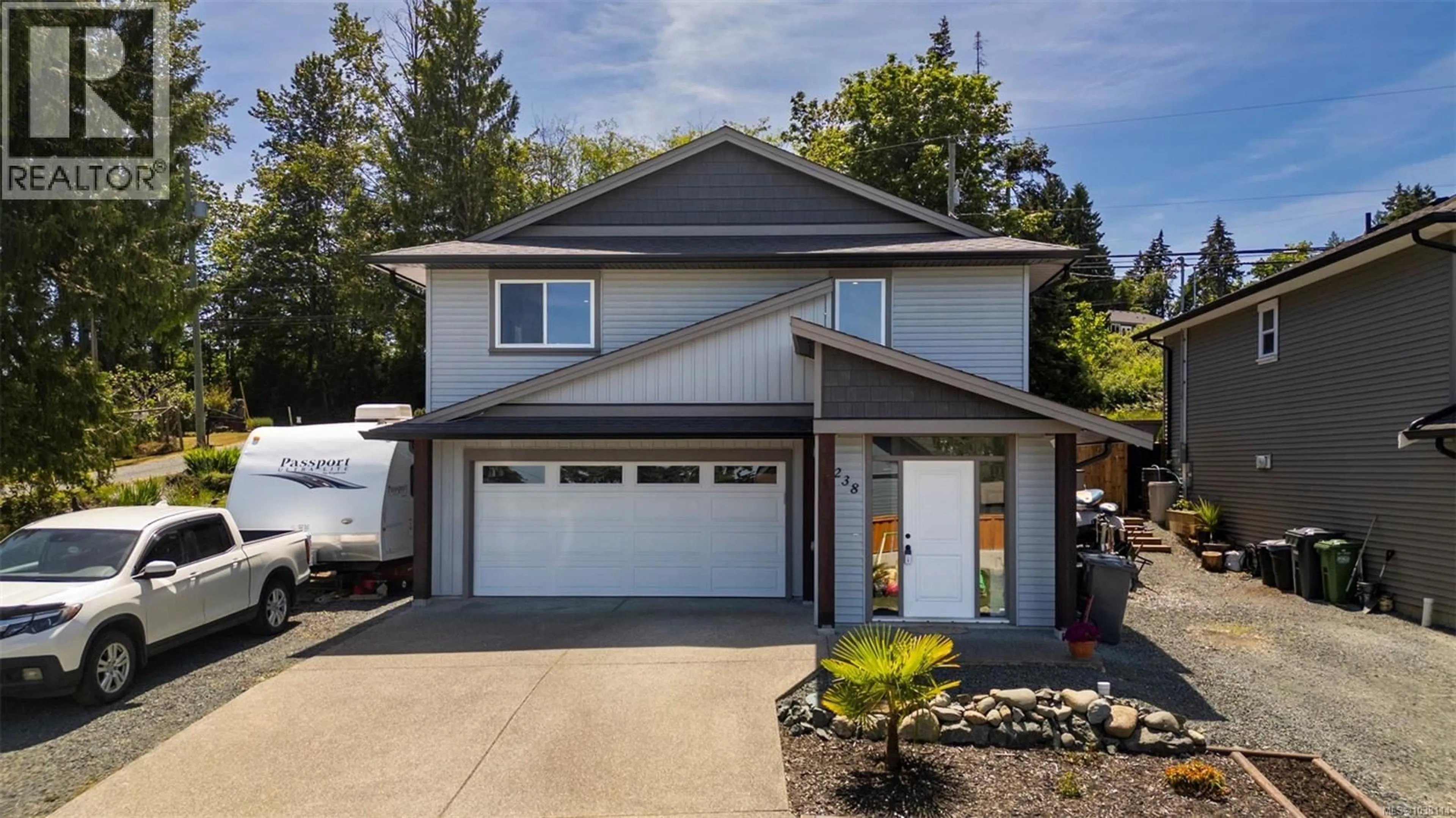 Home with vinyl exterior material, street for 3238 MALCOLM ROAD, Chemainus British Columbia V0R1K2