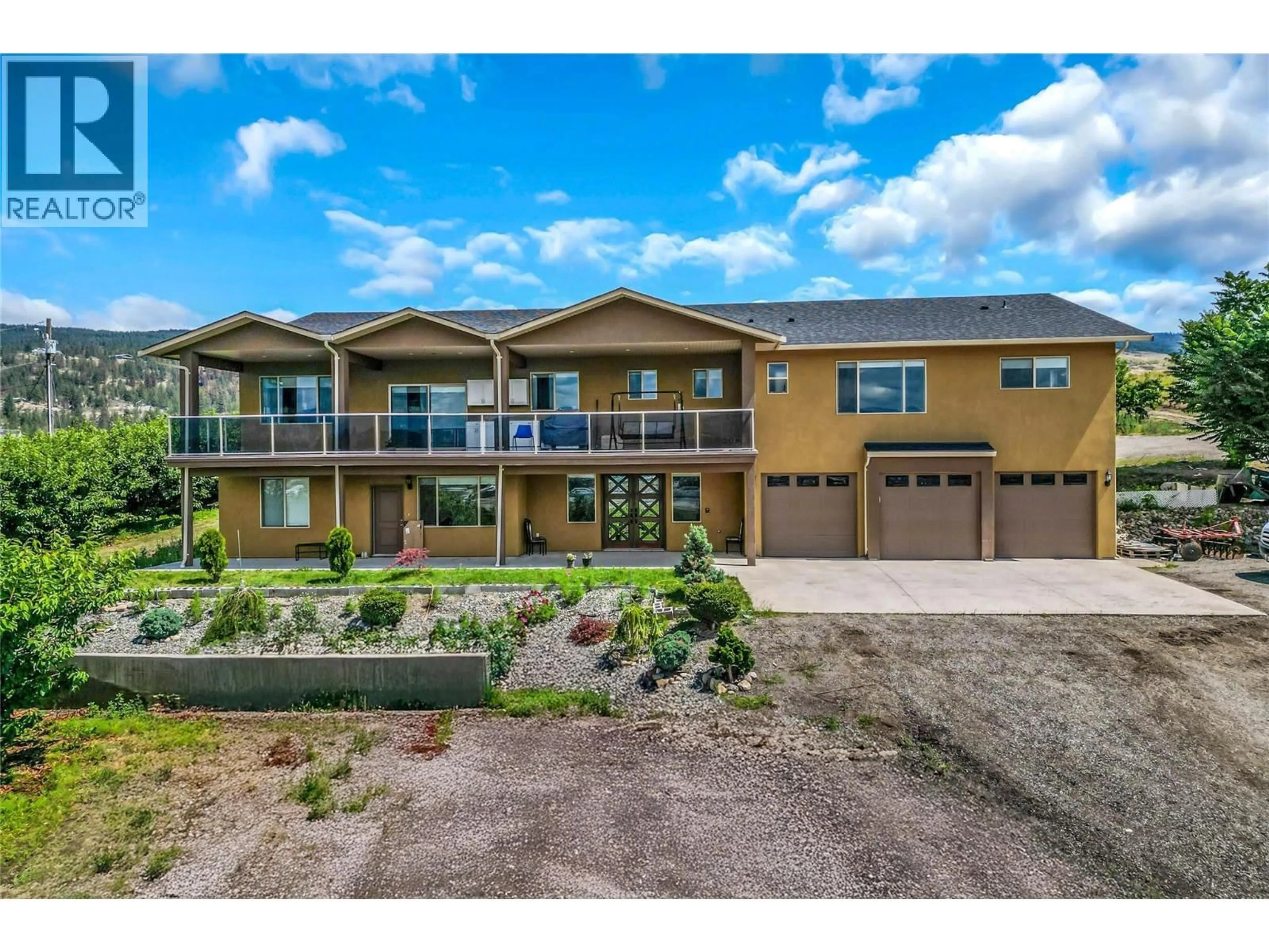 A pic from outside/outdoor area/front of a property/back of a property/a pic from drone, unknown for 4561 RITTICH ROAD, Kelowna British Columbia V1X7V6