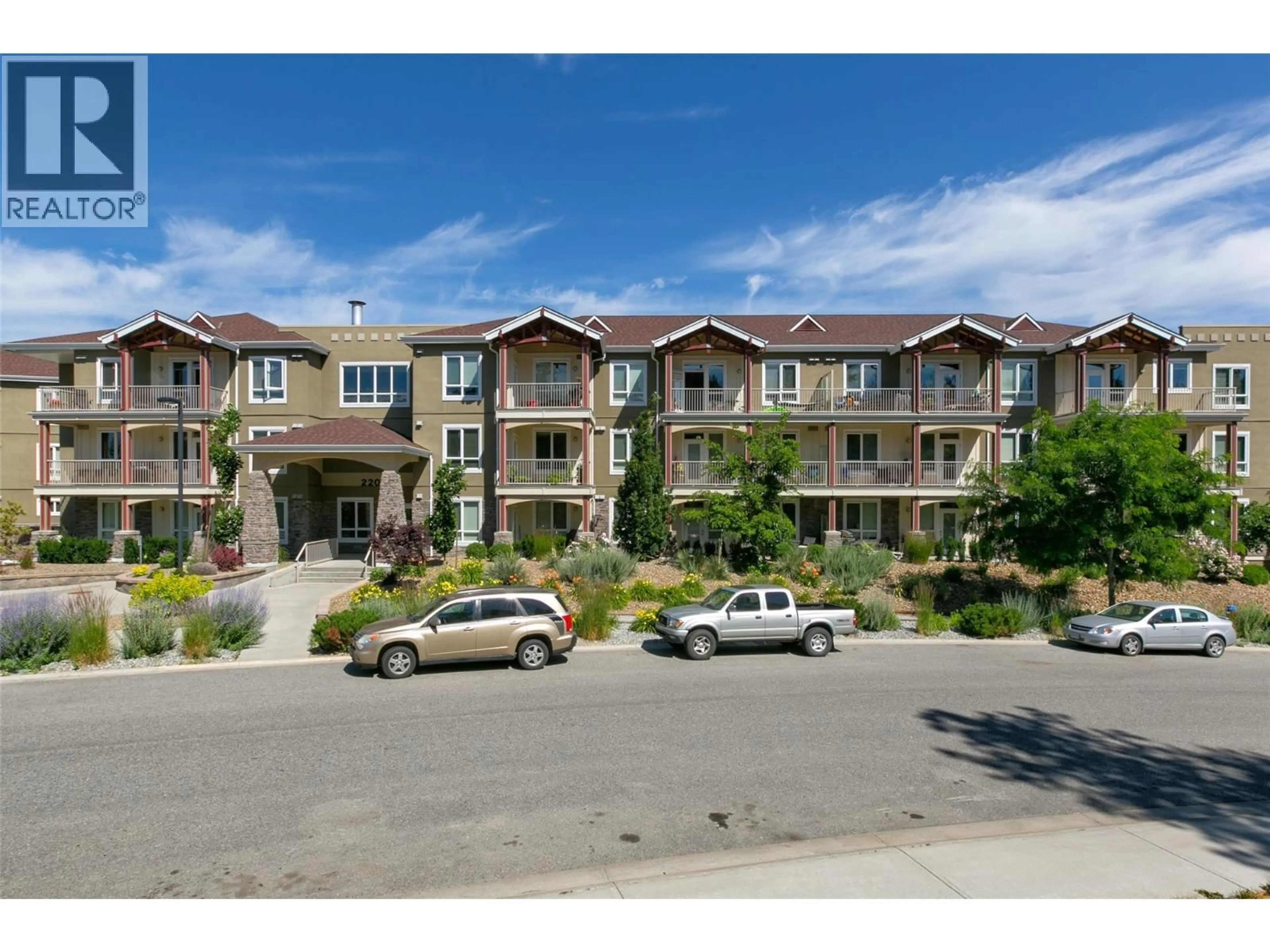 A pic from outside/outdoor area/front of a property/back of a property/a pic from drone, unknown for 2309 - 2200 UPPER SUNDANCE DRIVE, West Kelowna British Columbia V4T3E8