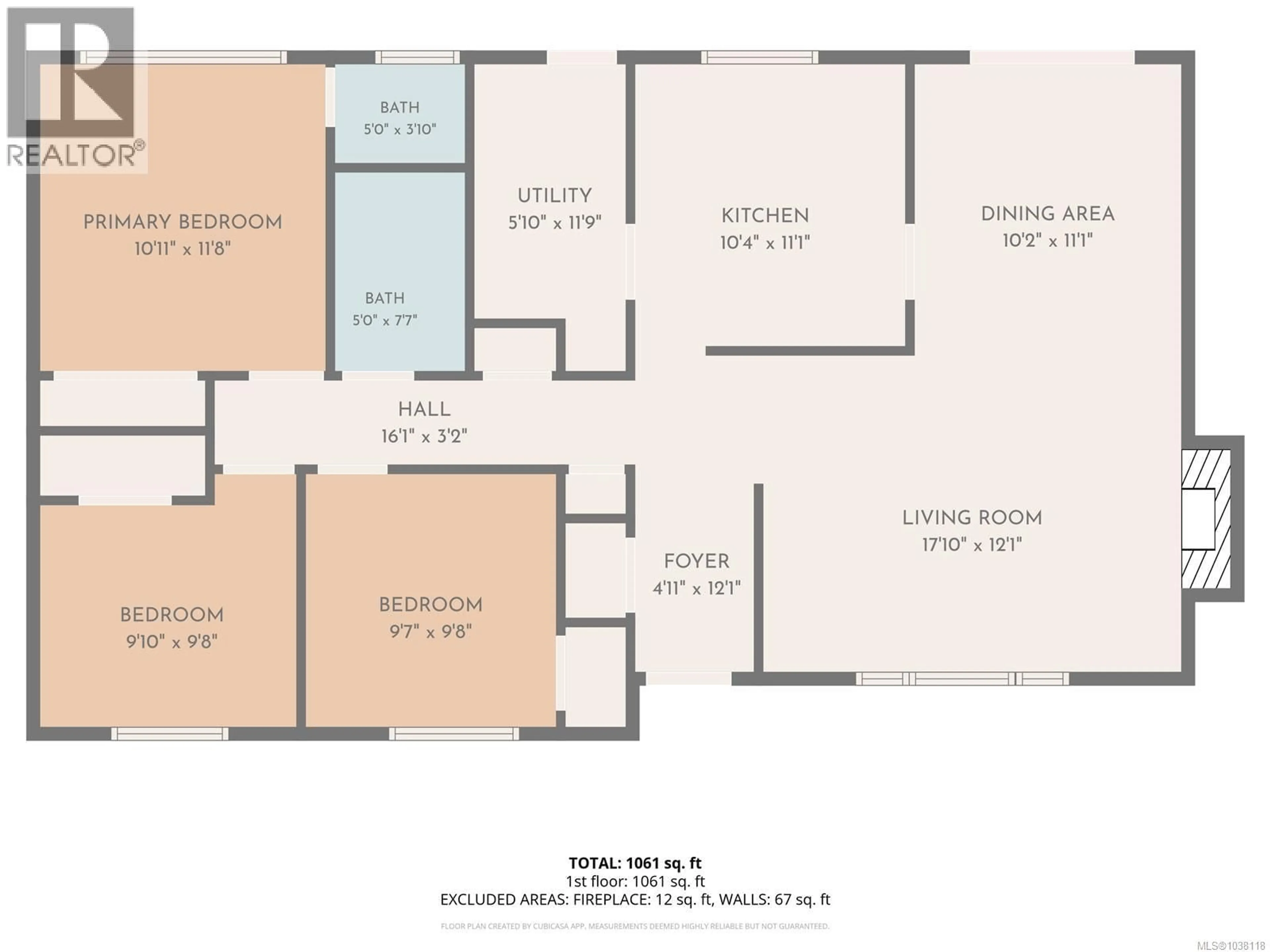 Floor plan for 543 GRAYSON ROAD, Campbell River British Columbia V9W6K3
