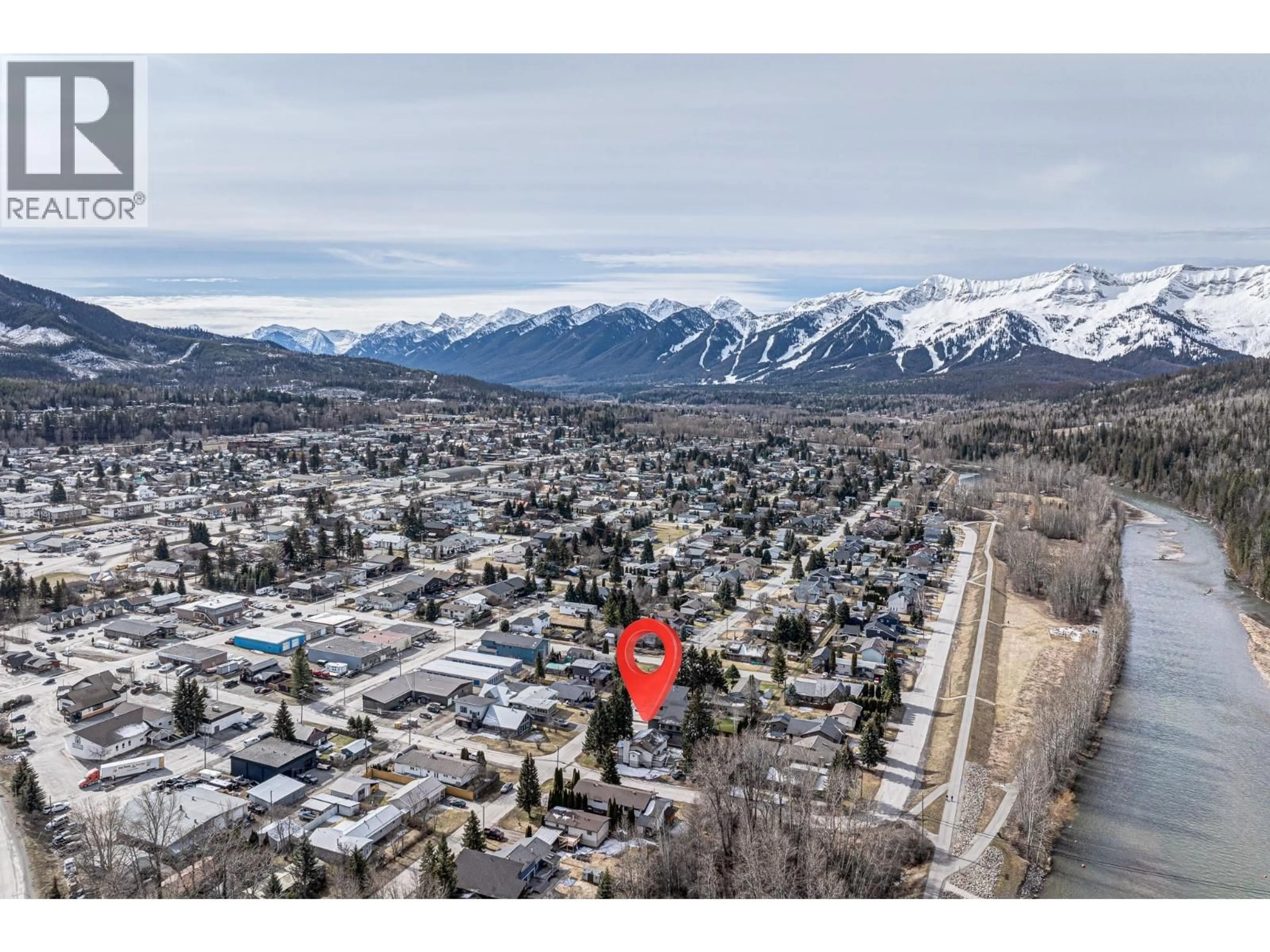 A pic from outside/outdoor area/front of a property/back of a property/a pic from drone, mountain view for 1591 11TH AVENUE, Fernie British Columbia V0B1M0