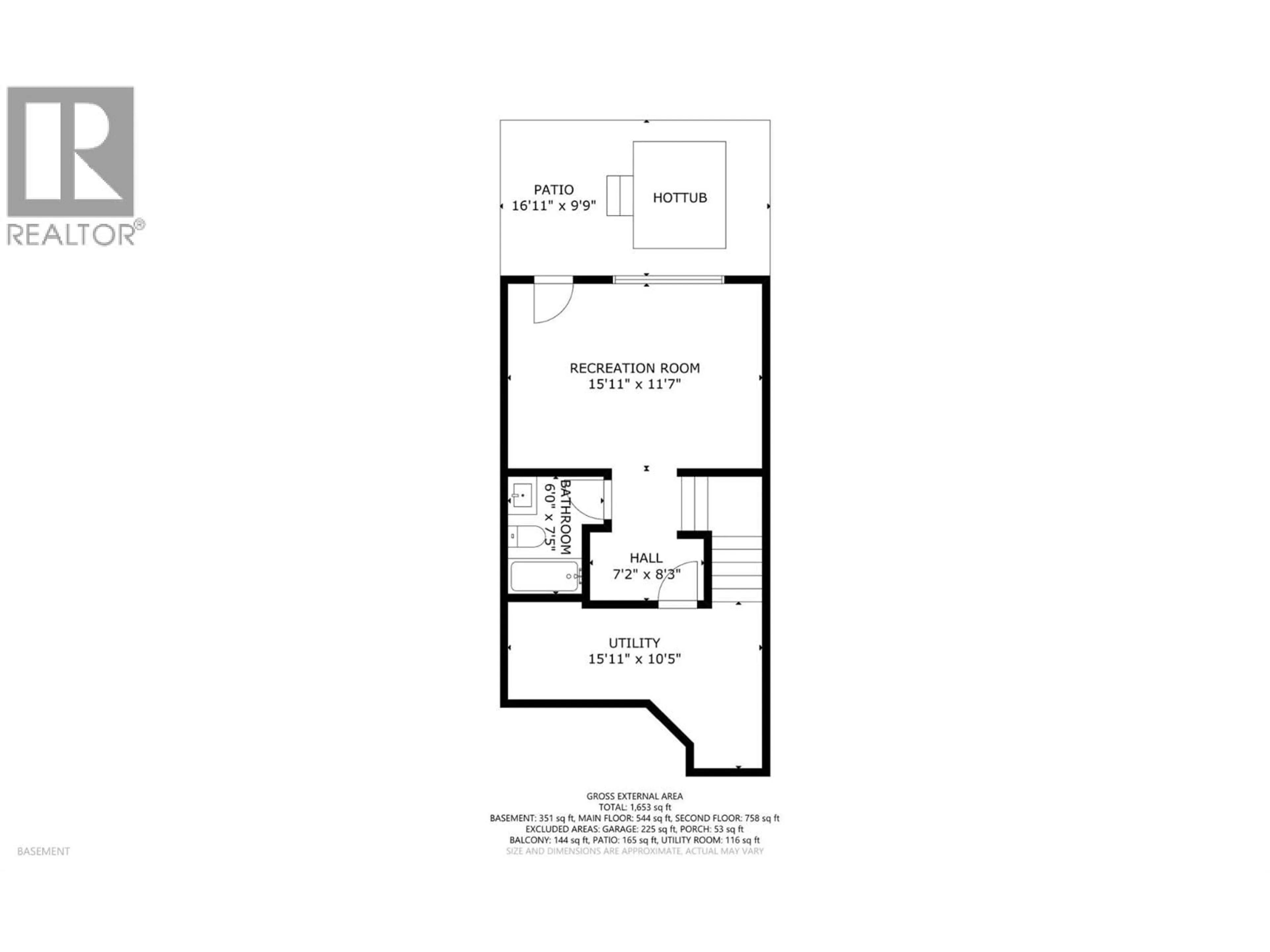 Floor plan for 23 - 4600 OKANAGAN AVENUE, Vernon British Columbia V1T0A8