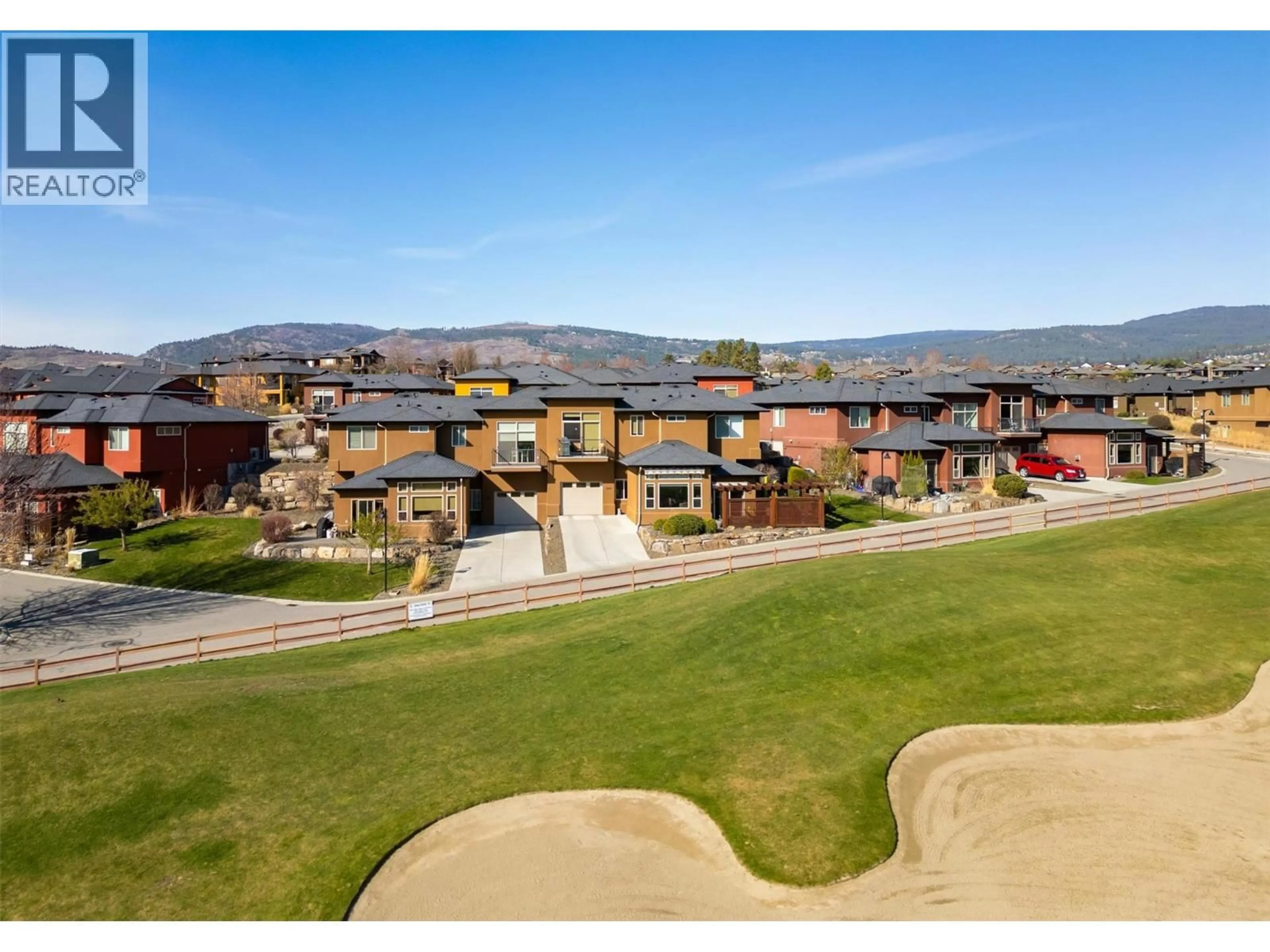 A pic from outside/outdoor area/front of a property/back of a property/a pic from drone, mountain view for 2085 CANDALERA LANE, West Kelowna British Columbia V4T3K2