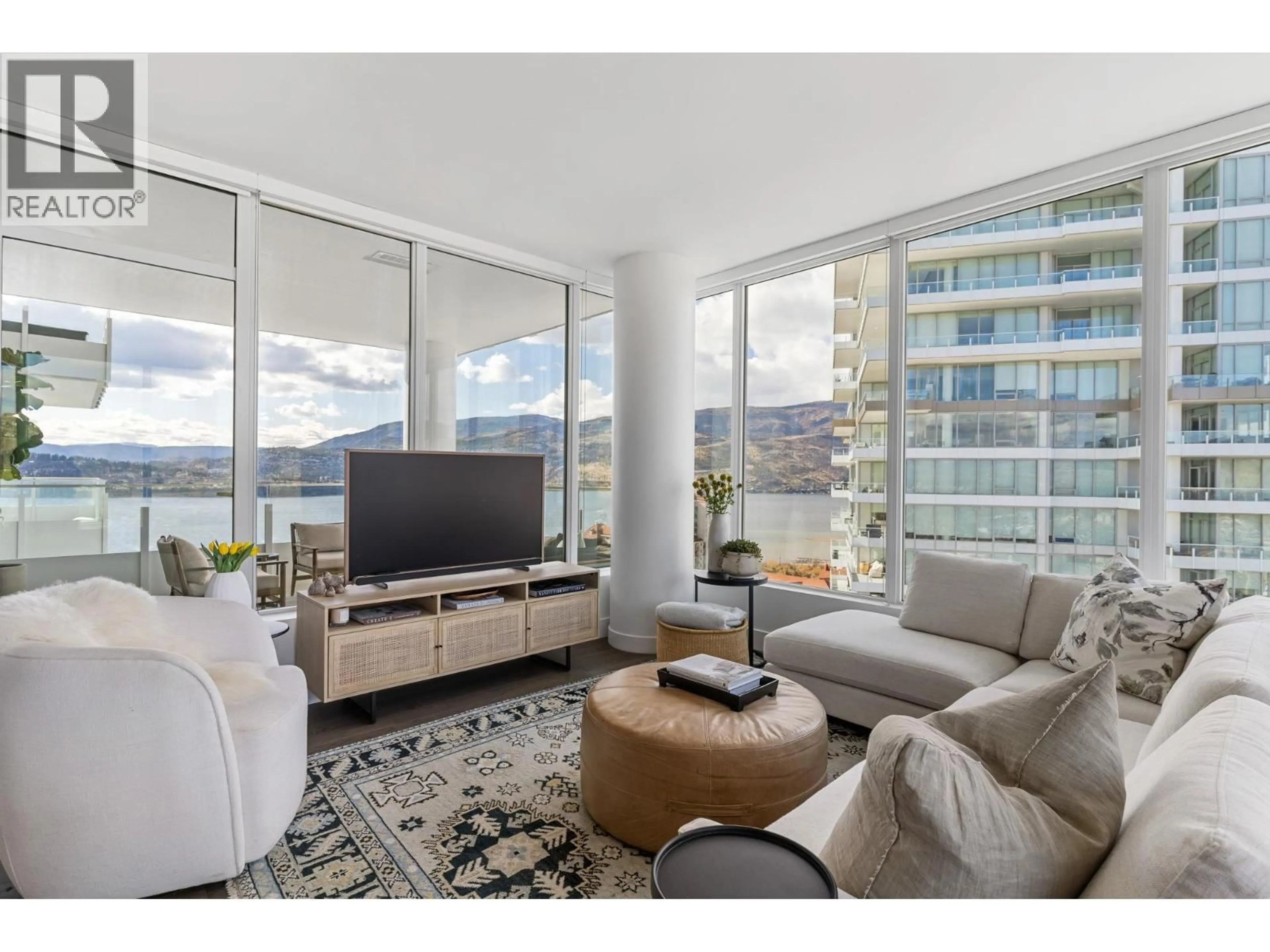 Living room with furniture, unknown for 2306 - 1191 SUNSET DRIVE, Kelowna British Columbia V1Y0J4
