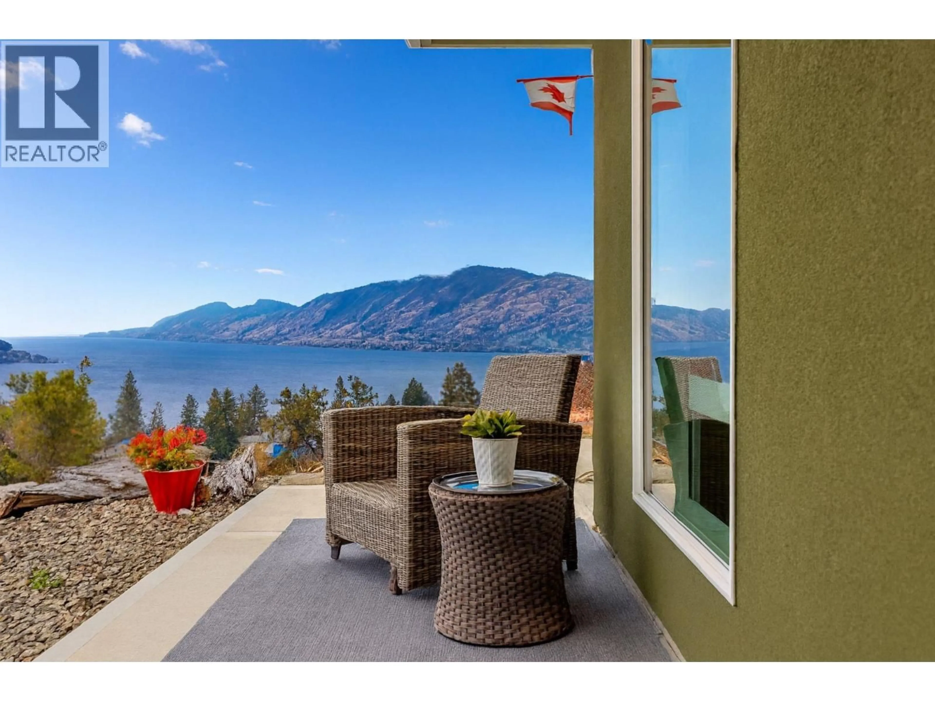 Patio, water/lake/river/ocean view for 6018 FULKS ROAD, Peachland British Columbia V0H1X4