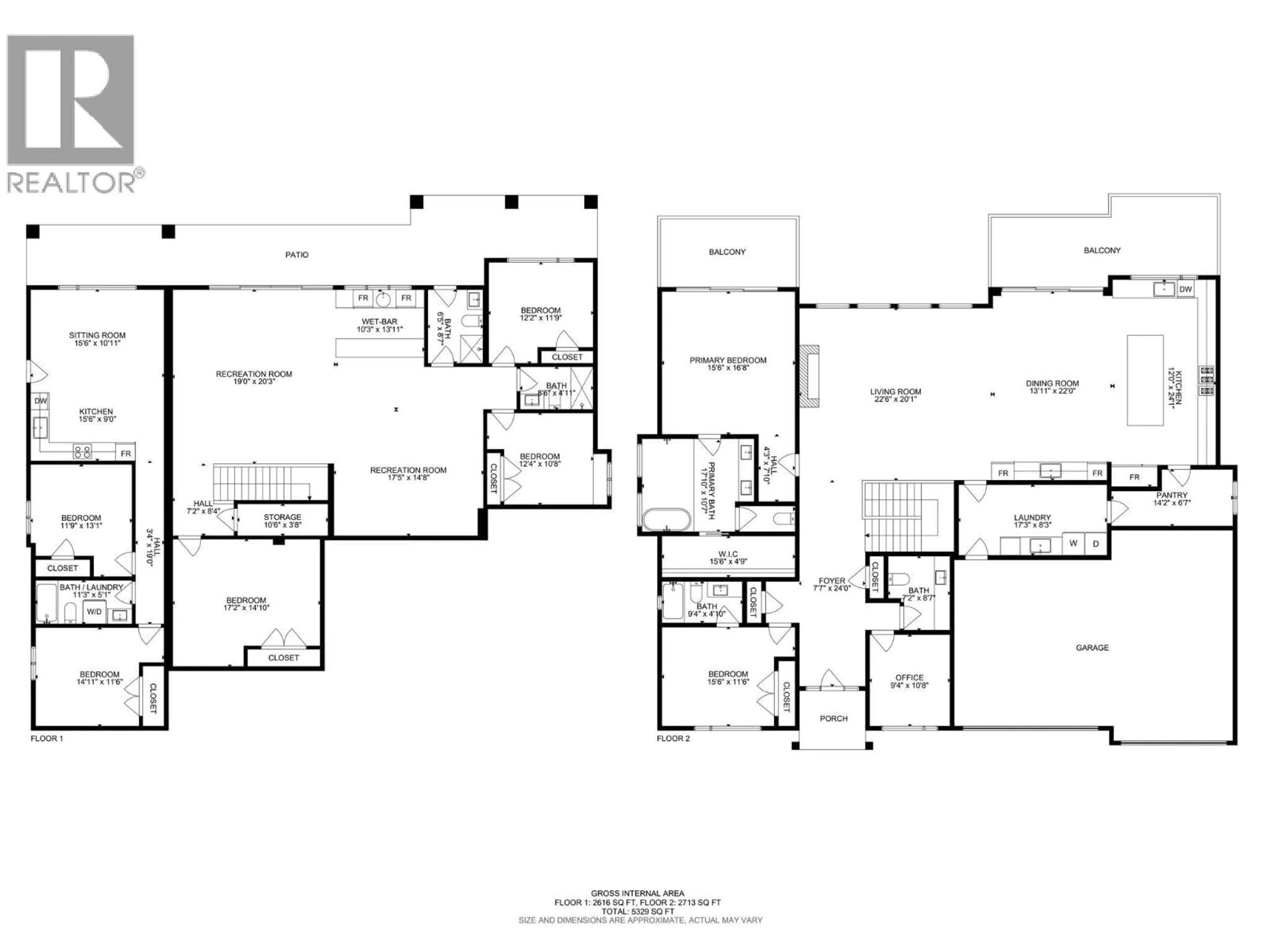 Floor plan for 1118 PEARCY COURT, Kelowna British Columbia V1W5H6