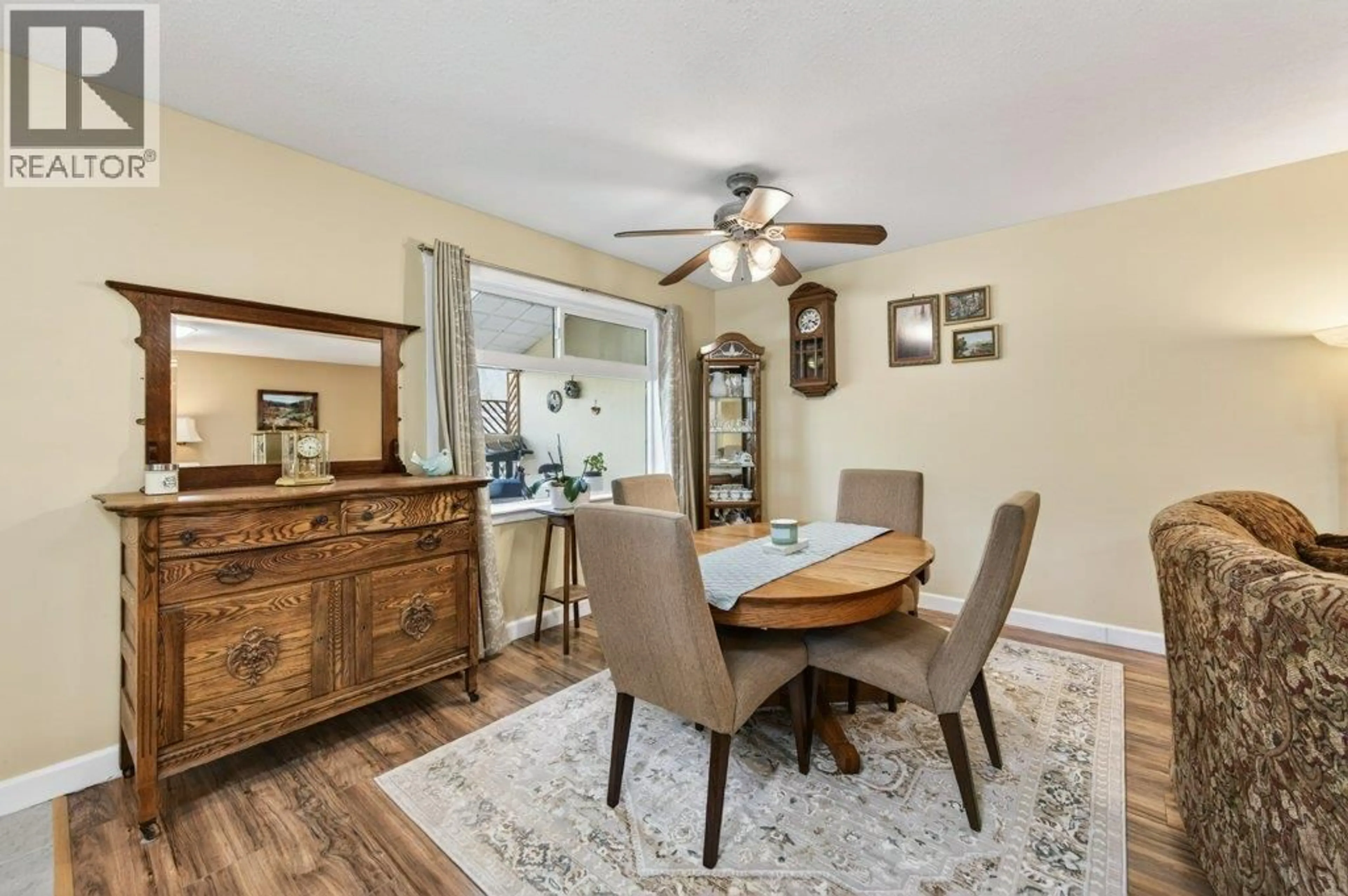 Dining room, wood/laminate floor for 3021 BANK ROAD, Kamloops British Columbia V2B6Z1