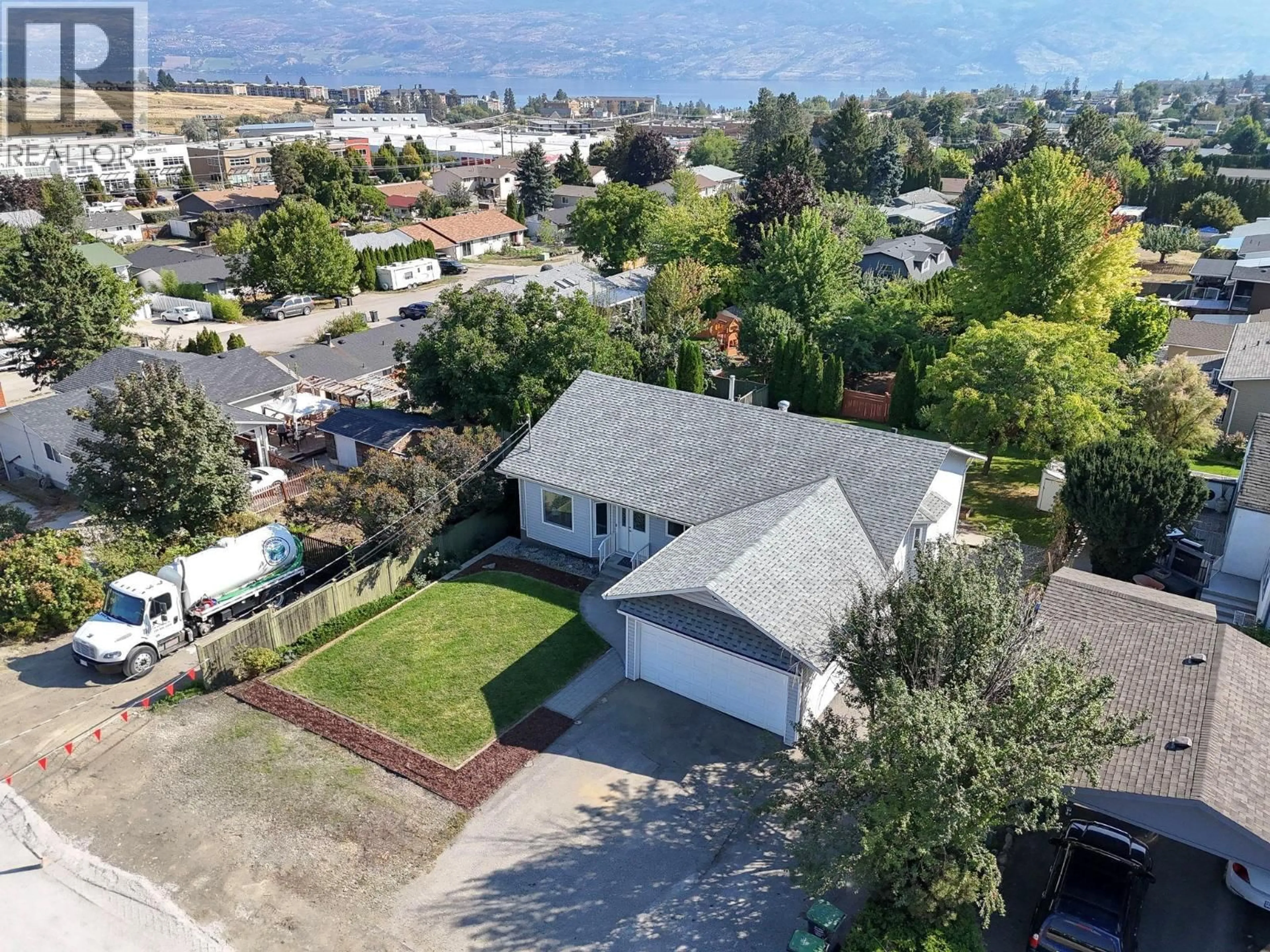 A pic from outside/outdoor area/front of a property/back of a property/a pic from drone, mountain view for 2435 BUTT ROAD, West Kelowna British Columbia V4T1N7