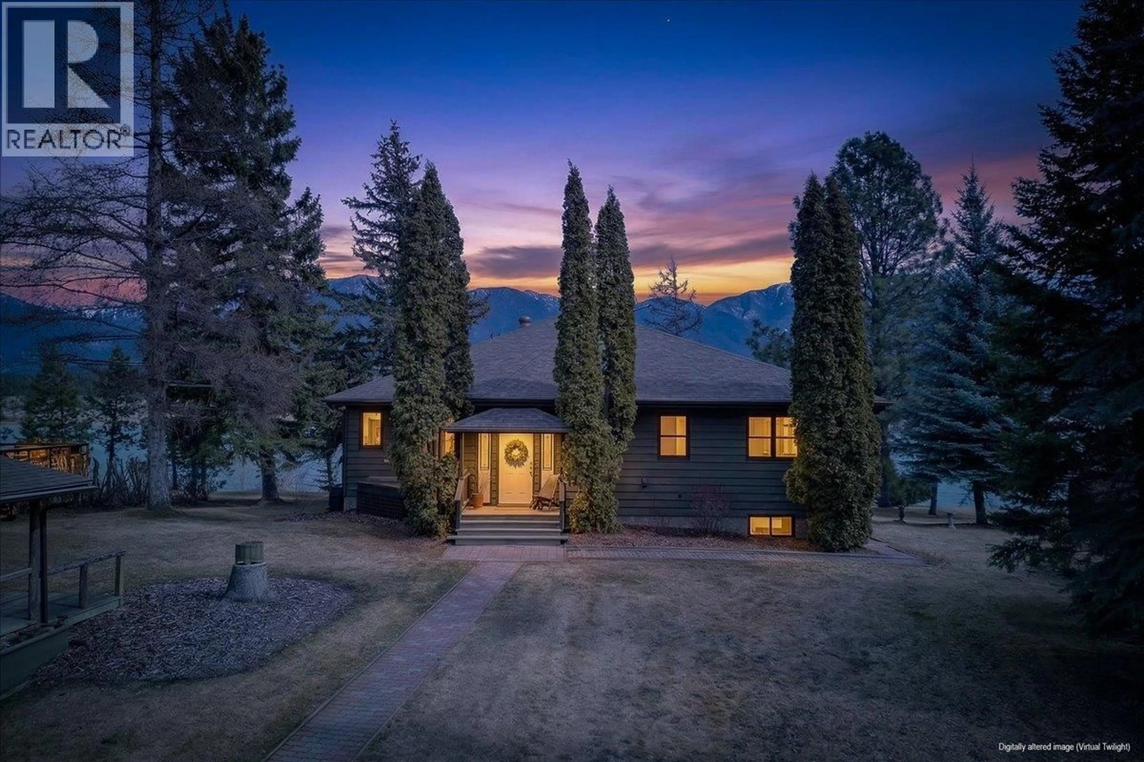 A pic from outside/outdoor area/front of a property/back of a property/a pic from drone, mountain view for 2376 RUAULT ROAD, Invermere British Columbia V0A1K4