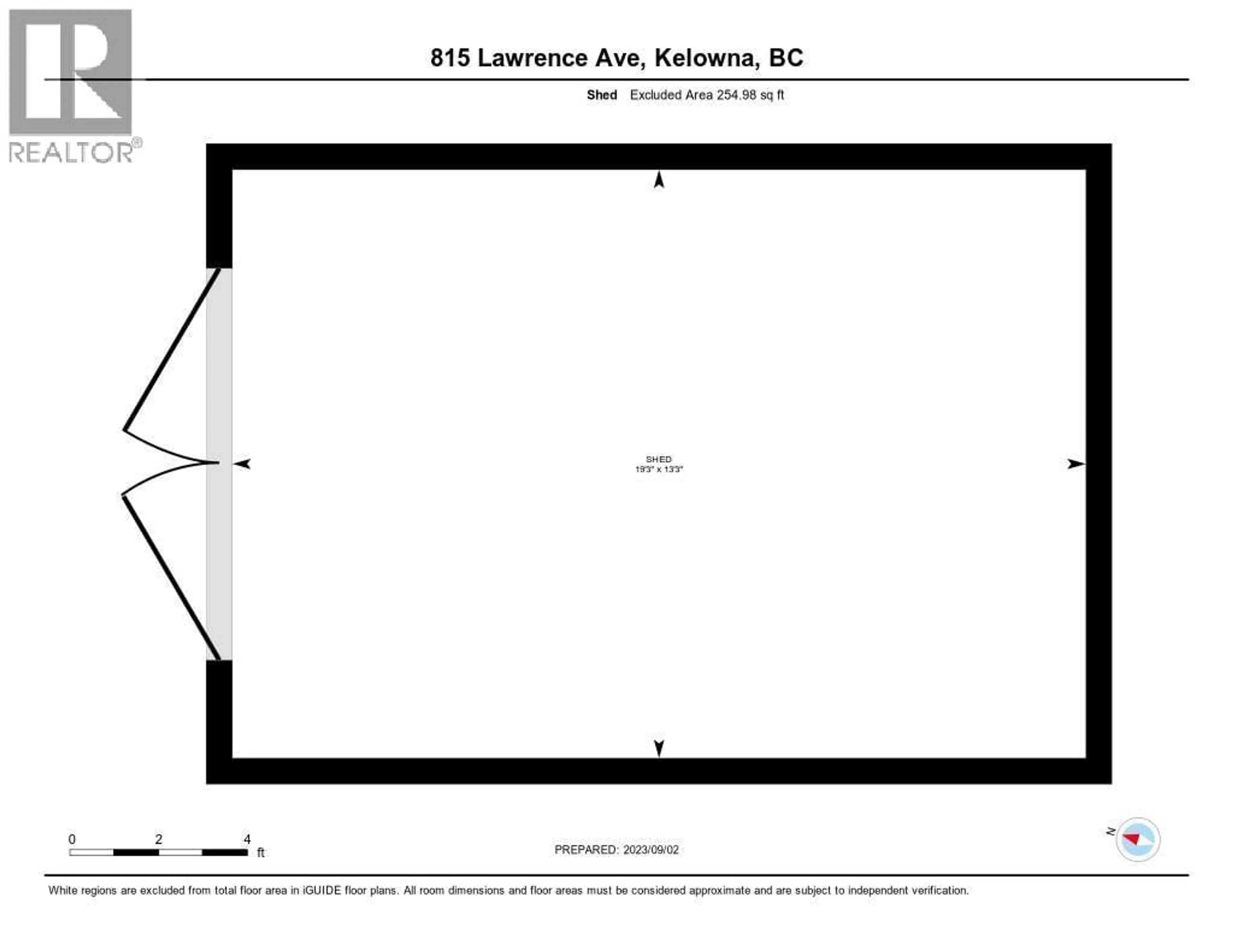 Floor plan for 815 LAWRENCE AVENUE, Kelowna British Columbia V1Y6M1