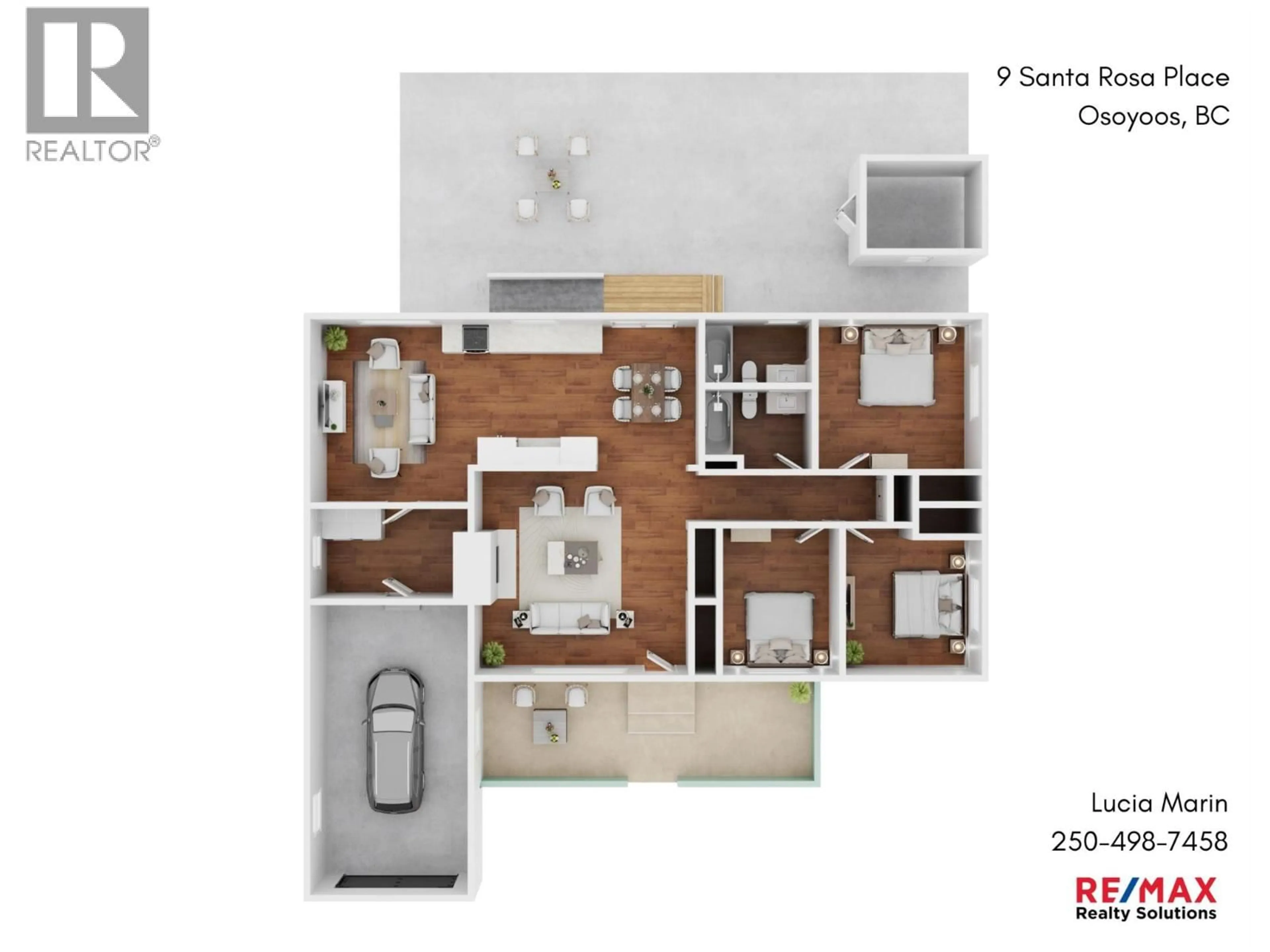 Floor plan for 9 SANTA ROSA PLACE, Osoyoos British Columbia V0H1V2