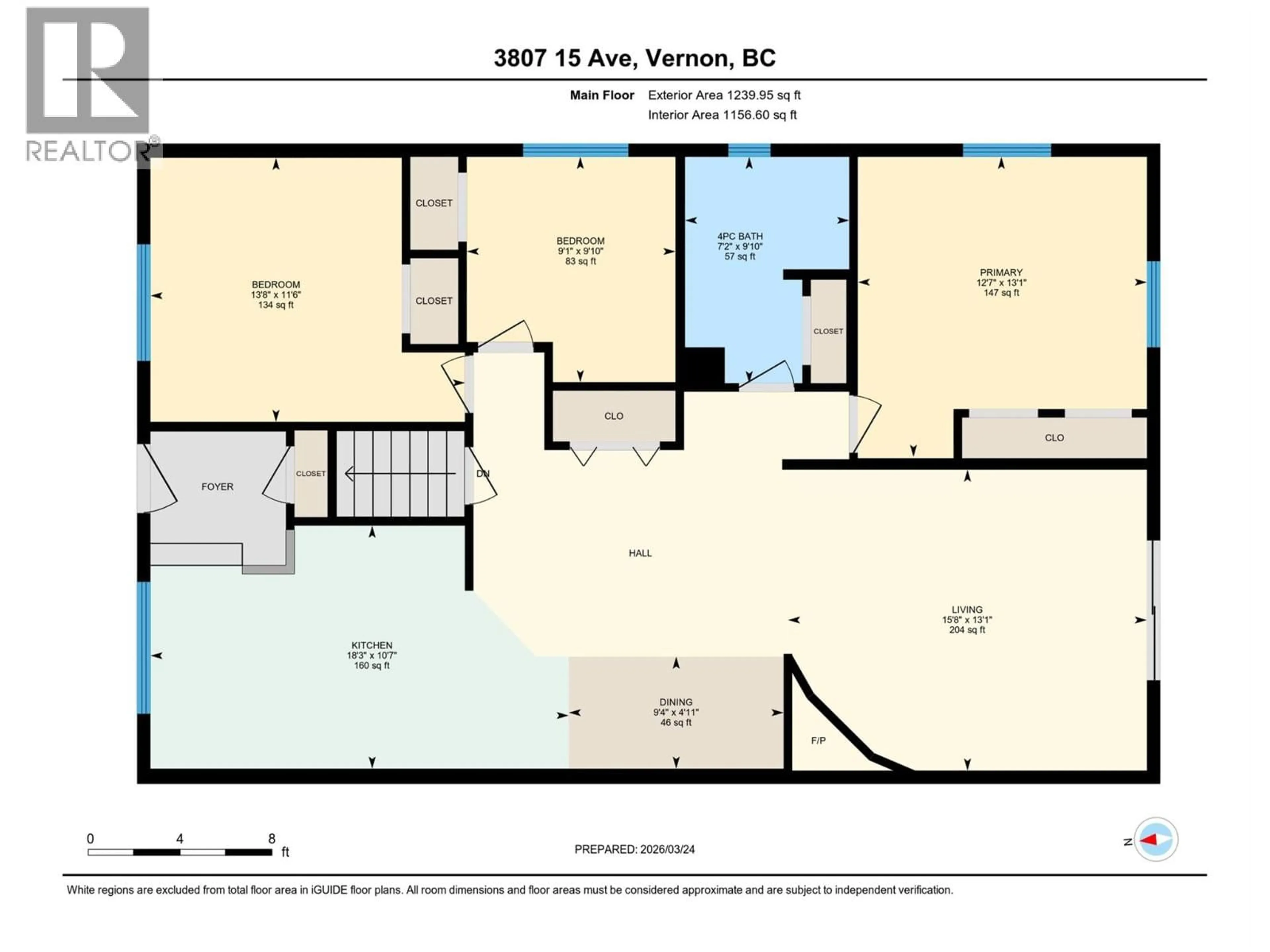 Floor plan for 3807 15 AVENUE, Vernon British Columbia V1T7Z8