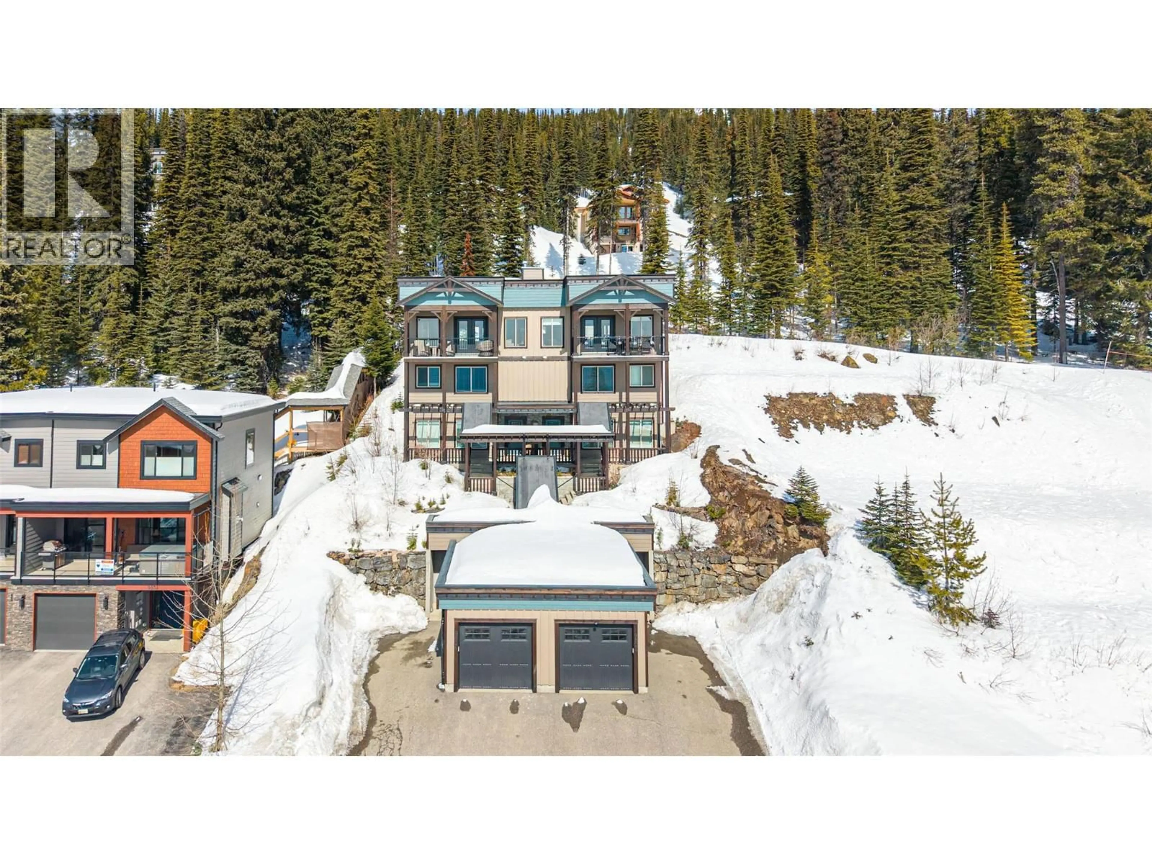 A pic from outside/outdoor area/front of a property/back of a property/a pic from drone, unknown for 9826 CATHEDRAL DRIVE, Silver Star British Columbia V1B3M1