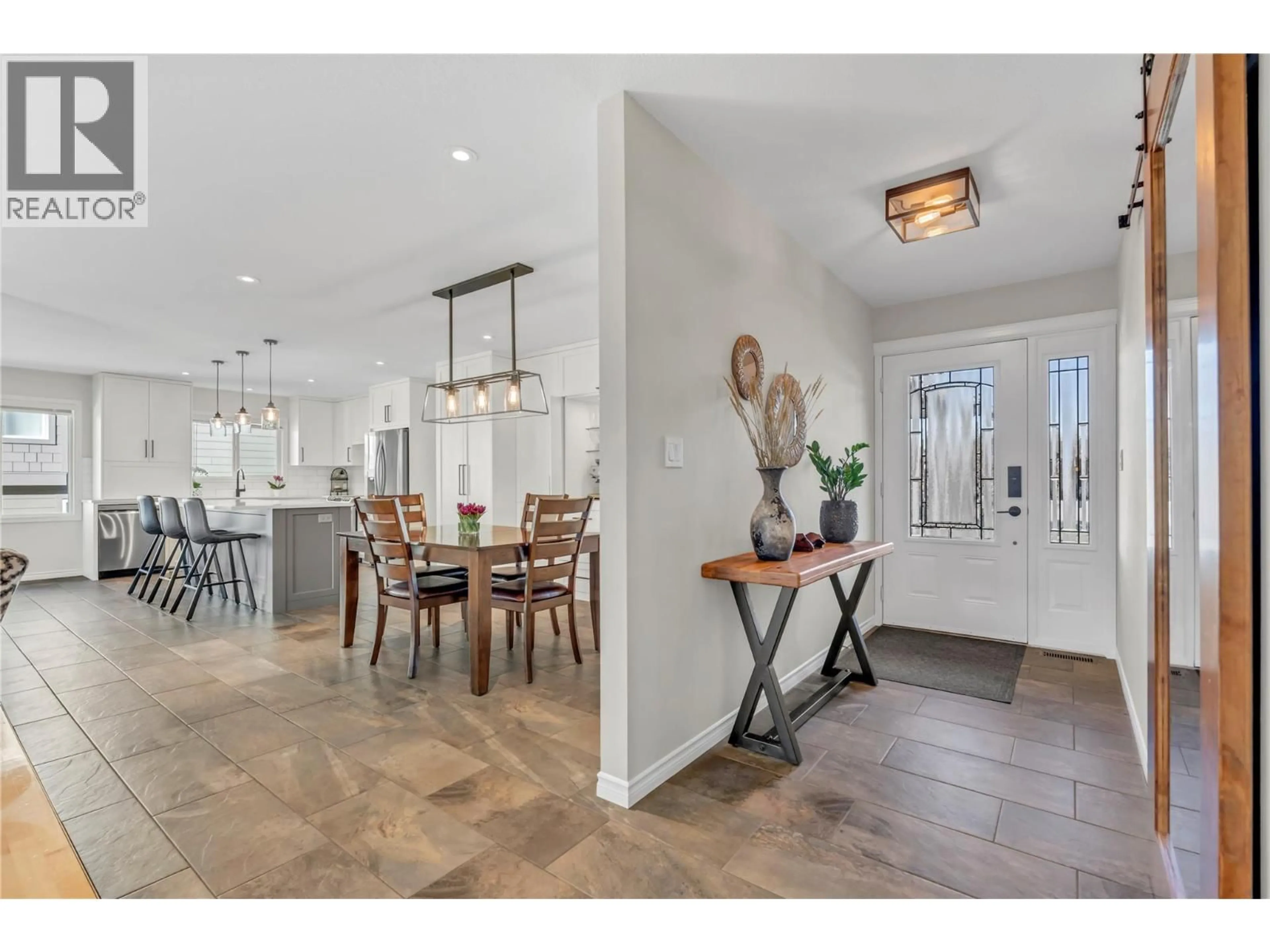 Open concept kitchen, ceramic/tile floor for 184 ASH PLACE, Penticton British Columbia V2A6S7