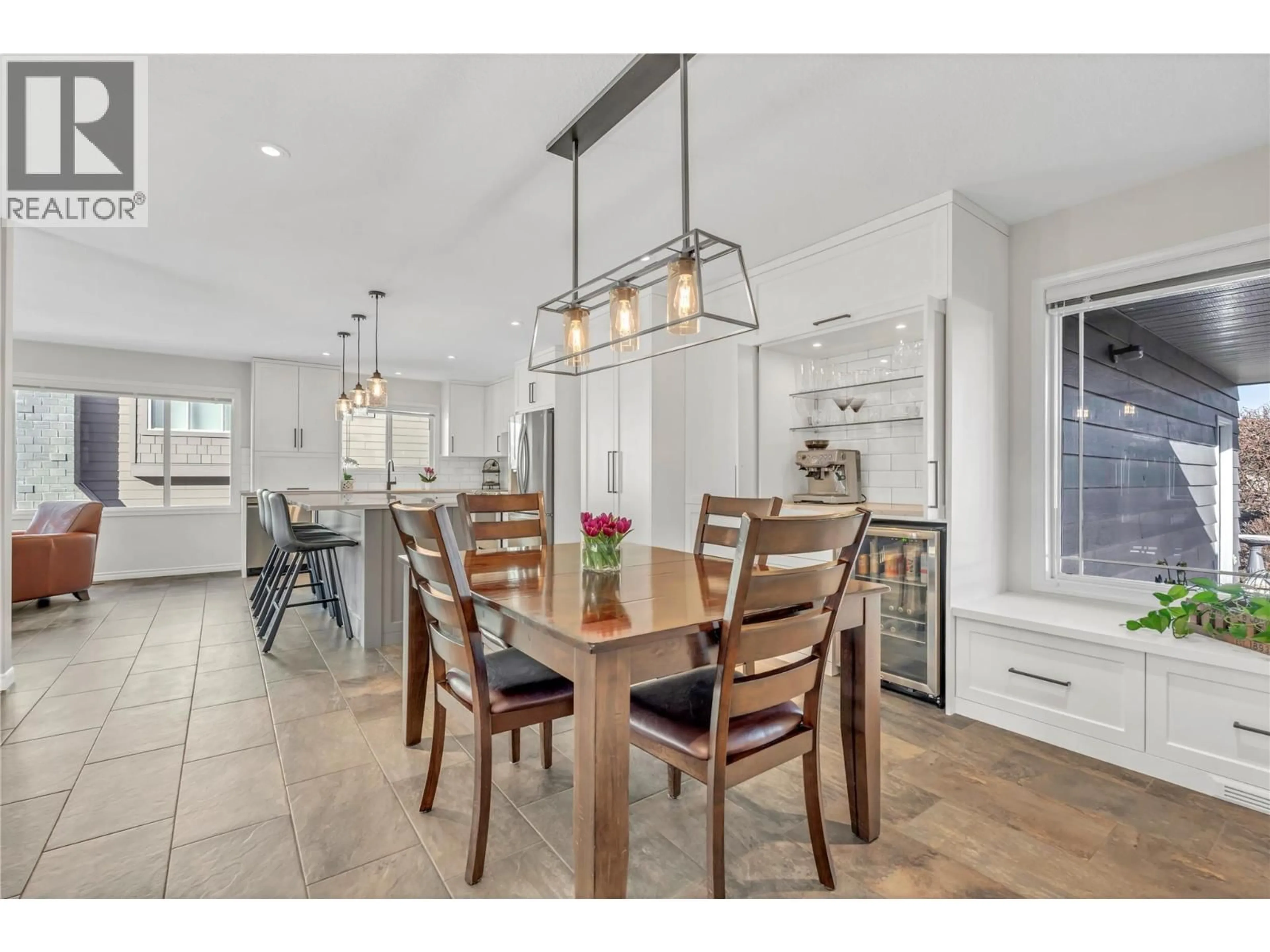 Open concept kitchen, ceramic/tile floor for 184 ASH PLACE, Penticton British Columbia V2A6S7