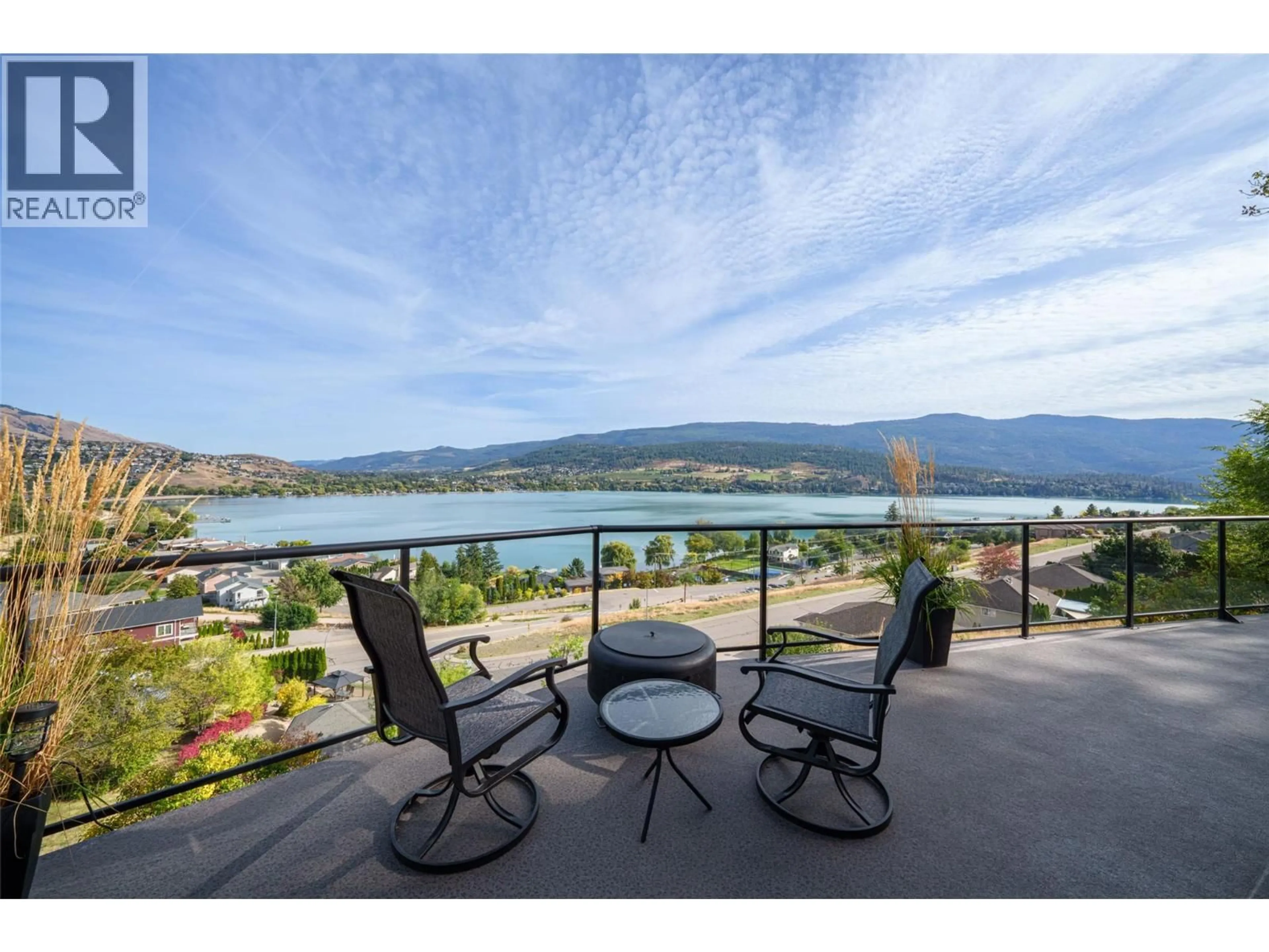 Patio, water/lake/river/ocean view for 8617 FITZMAURICE DRIVE, Coldstream British Columbia V1B1X4