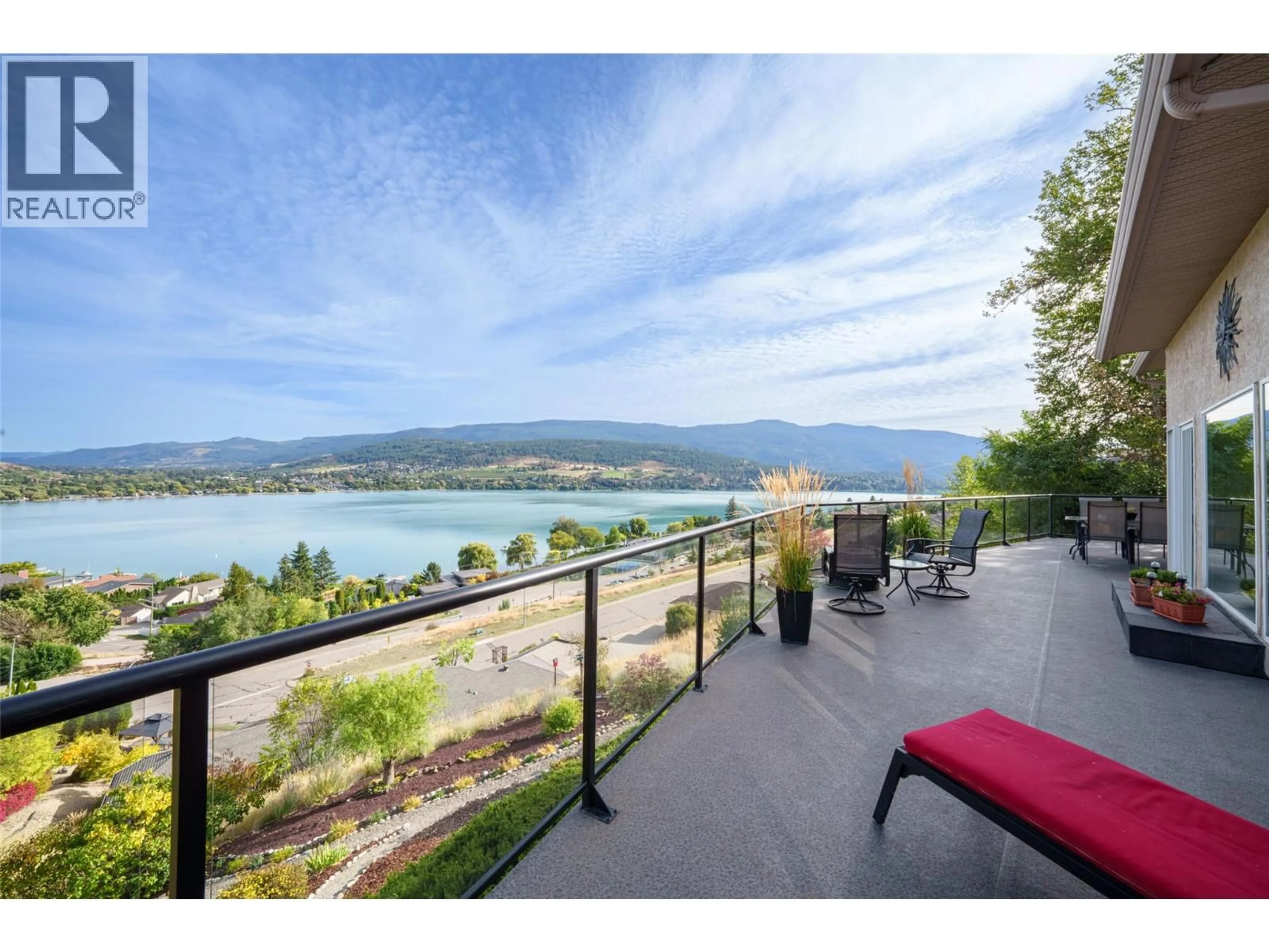 Patio, water/lake/river/ocean view for 8617 FITZMAURICE DRIVE, Coldstream British Columbia V1B1X4